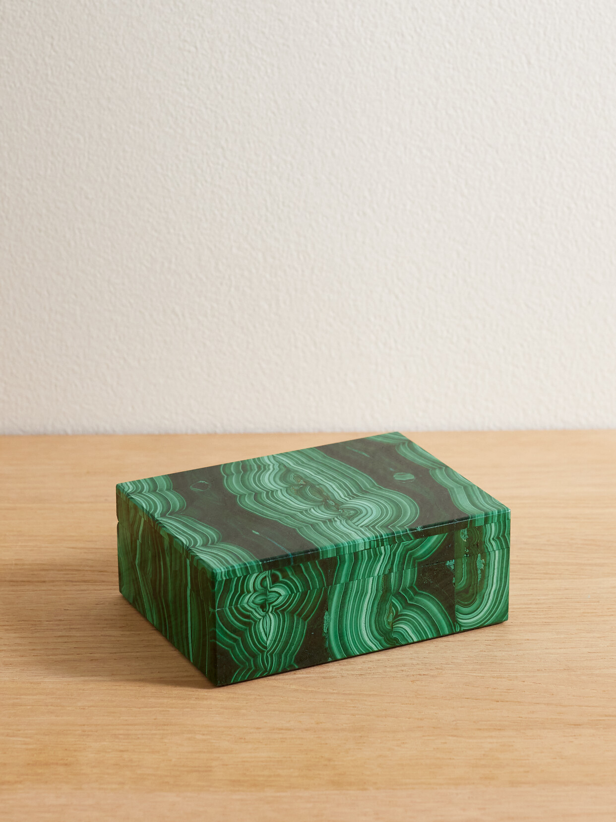 JIA JIA - Small Malachite Jewelry Box - Green