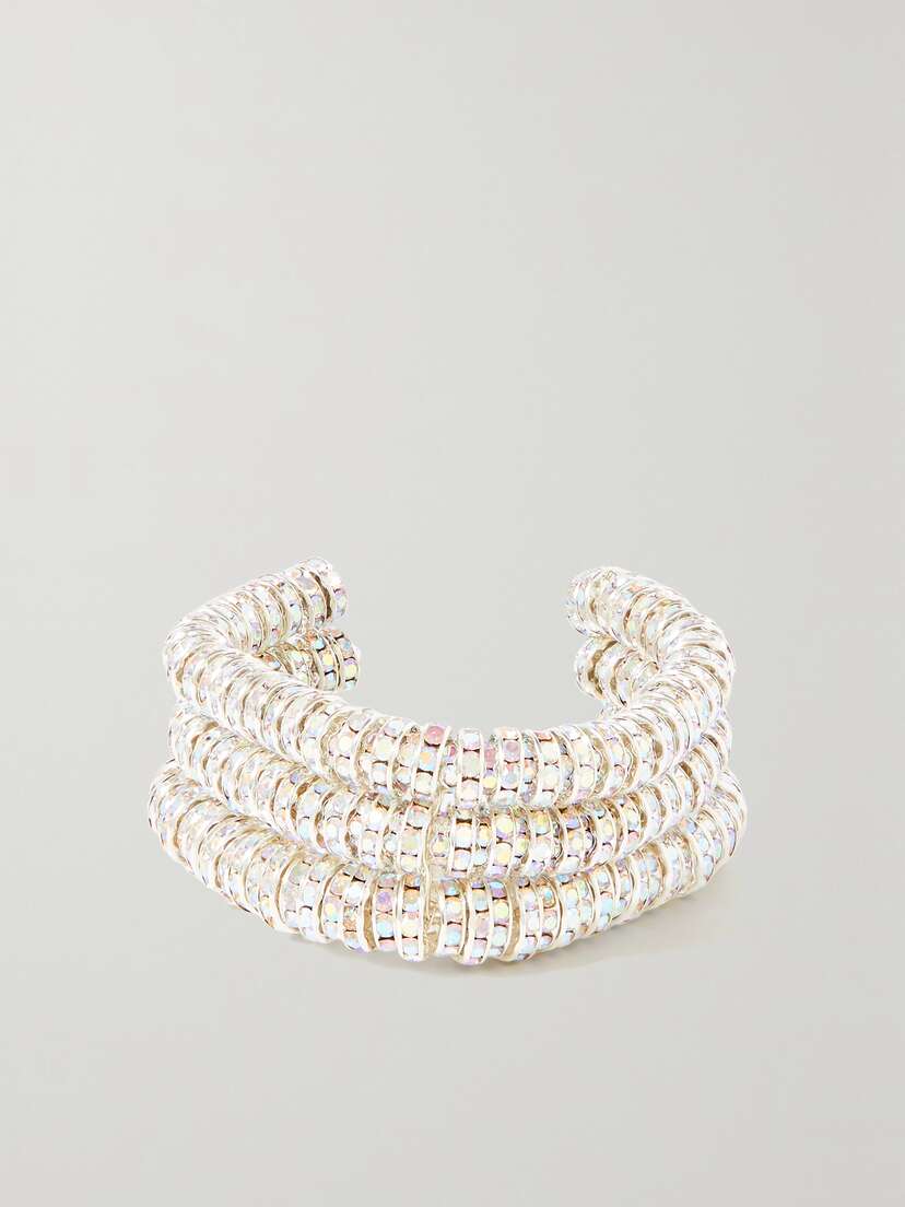 PEARL OCTOPUSS.Y Cleopatra -plated Crystal Bangle