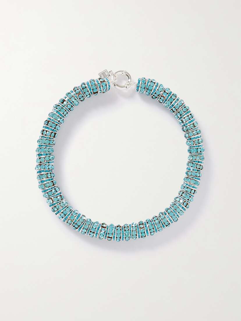 PEARL OCTOPUSS.Y Silver-plated Crystal Necklace