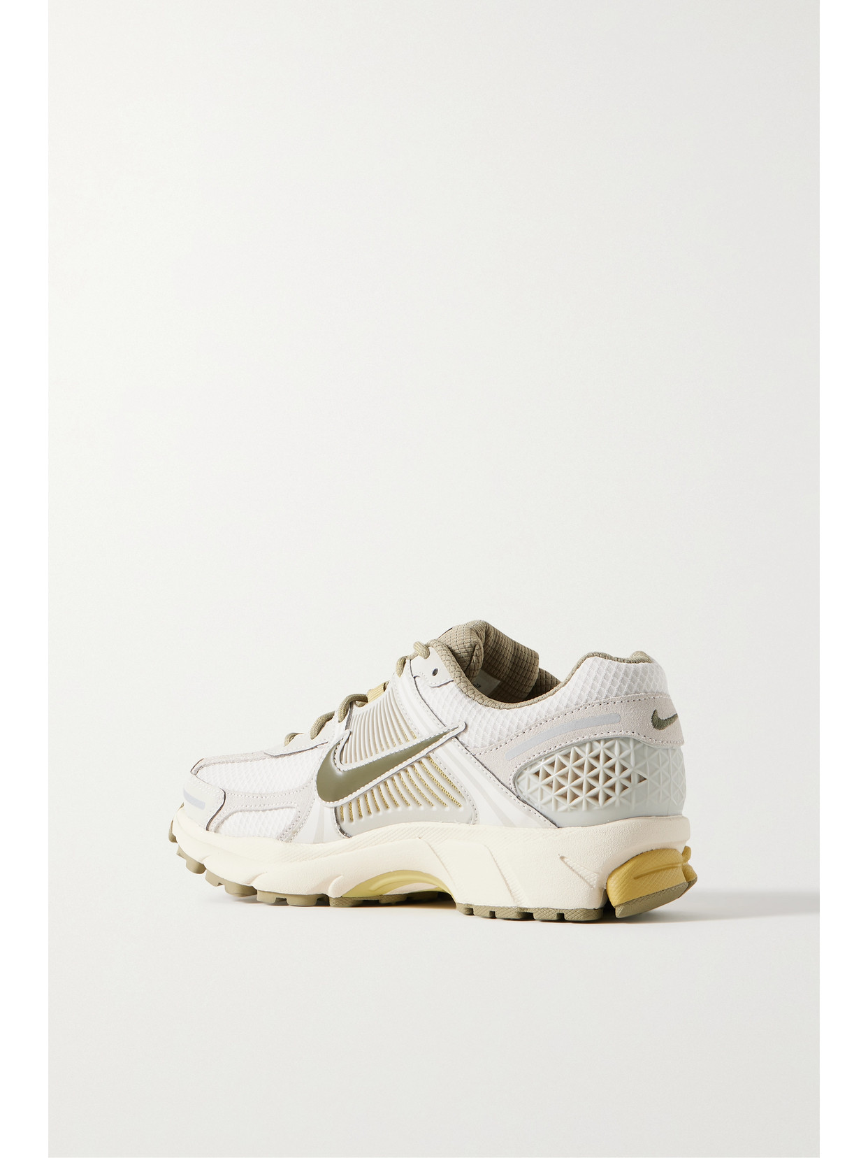 Nike Zoom Vomero 5 Suede-trimmed Leather, Rubber And Mesh Sneakers In Neutrals