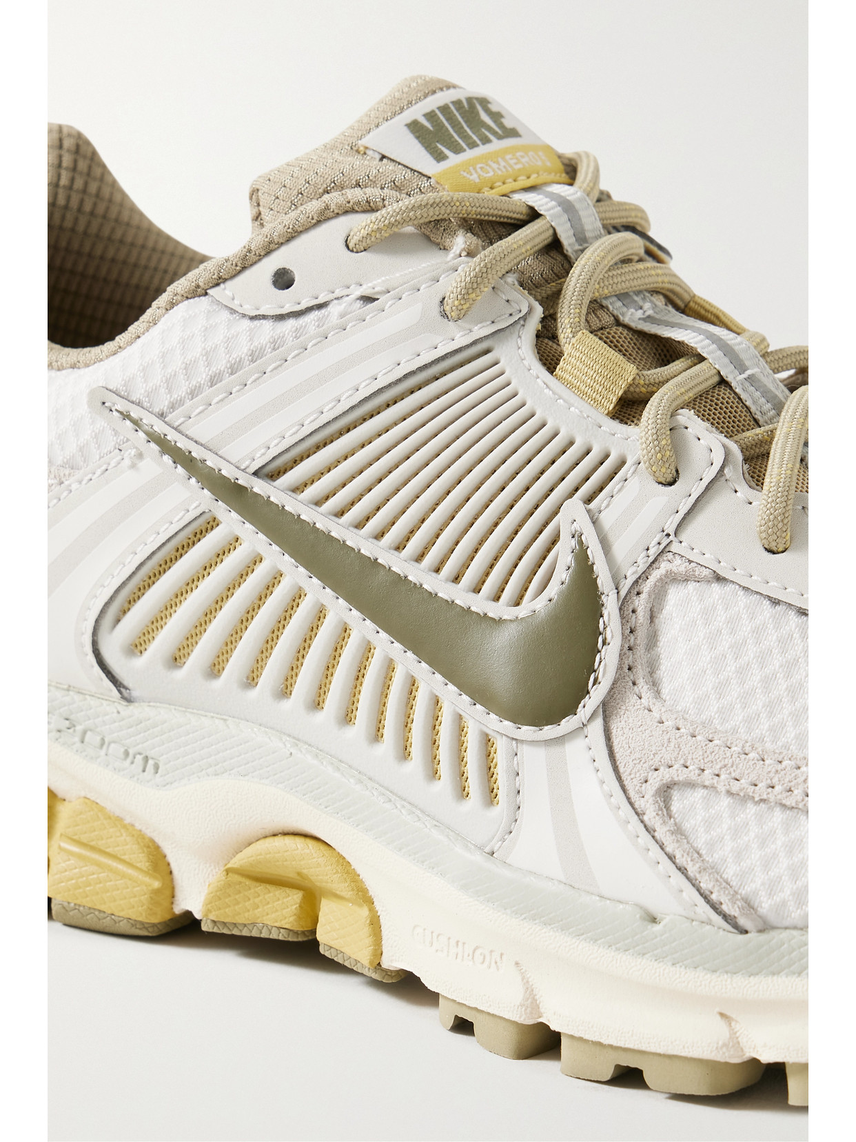 Nike Zoom Vomero 5 Suede-trimmed Leather, Rubber And Mesh Sneakers In Neutrals