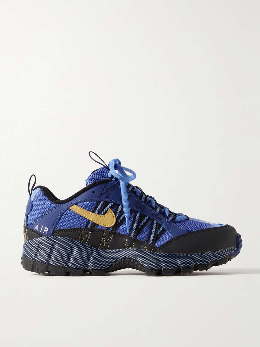 Nike Air Humara Qs Leather-trimmed Mesh Sneakers