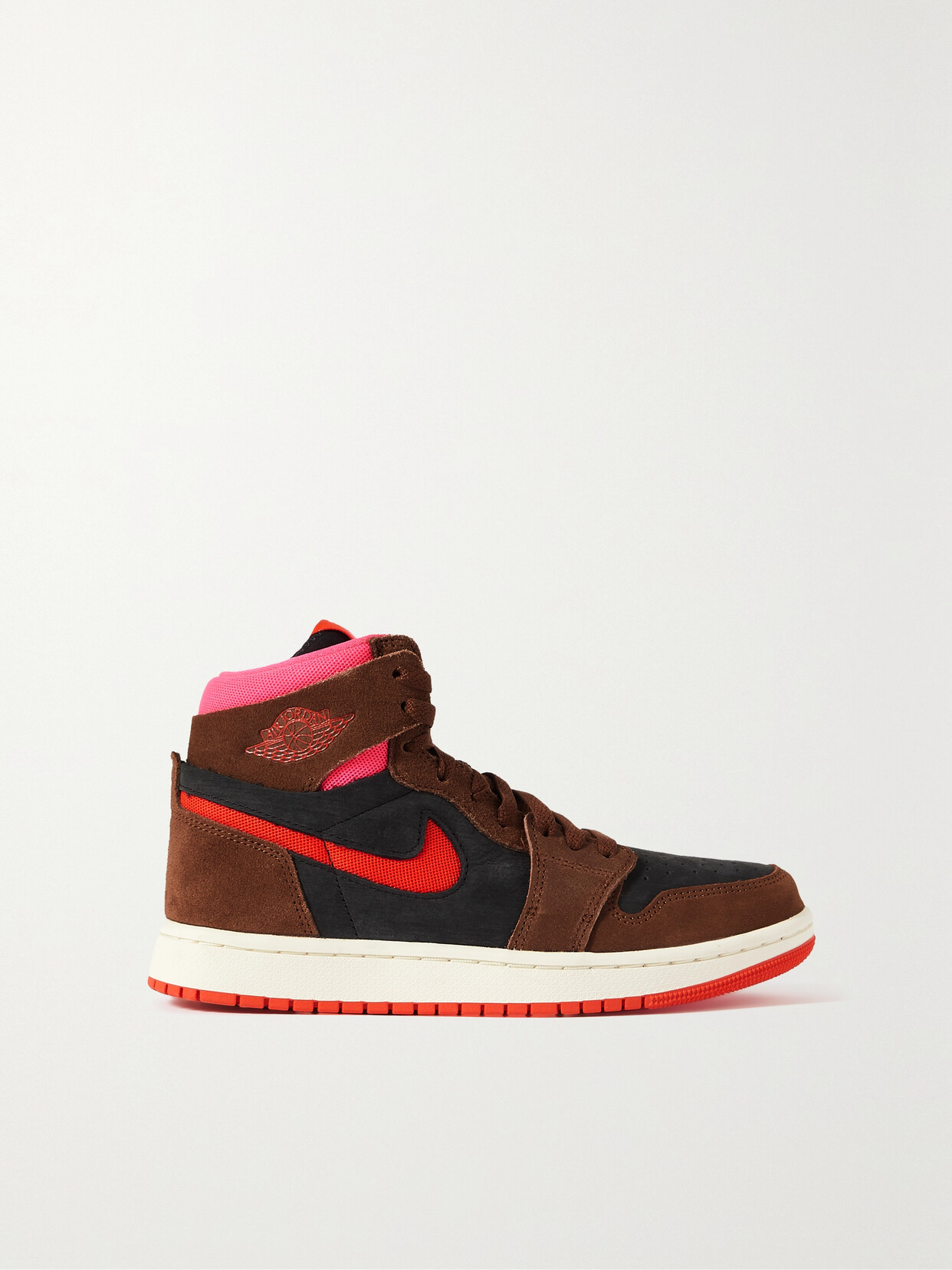 Nike - Air Jordan 1 Zoom Cmft 2 Mesh-trimmed Suede Sneakers - Brown