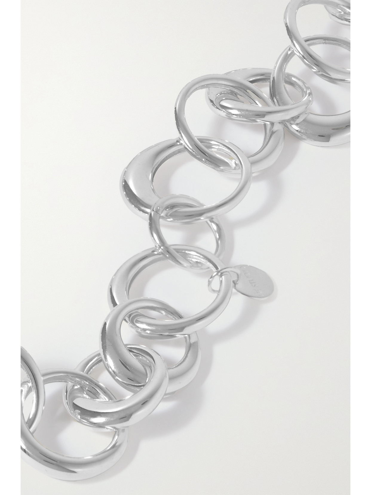 Lie Studio The Laura Silver-plated Necklace In Silver