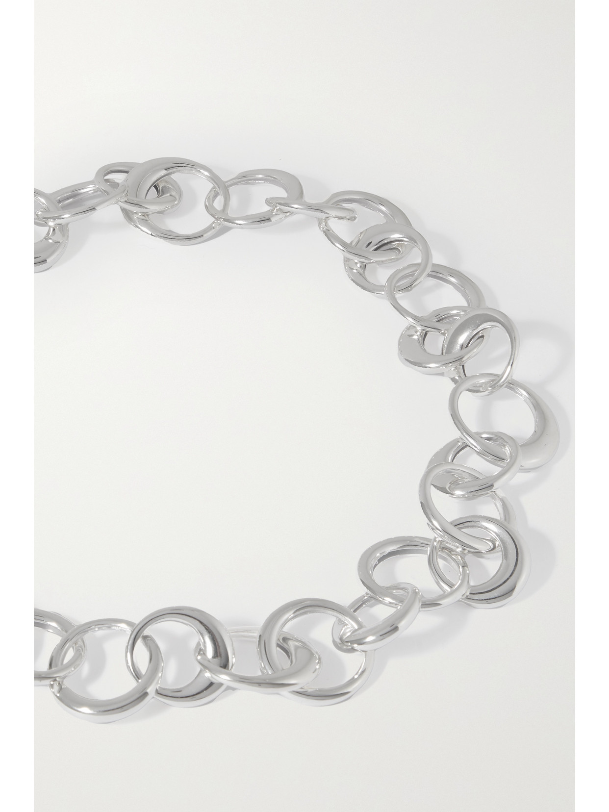 Lie Studio The Laura Silver-plated Necklace In Silver