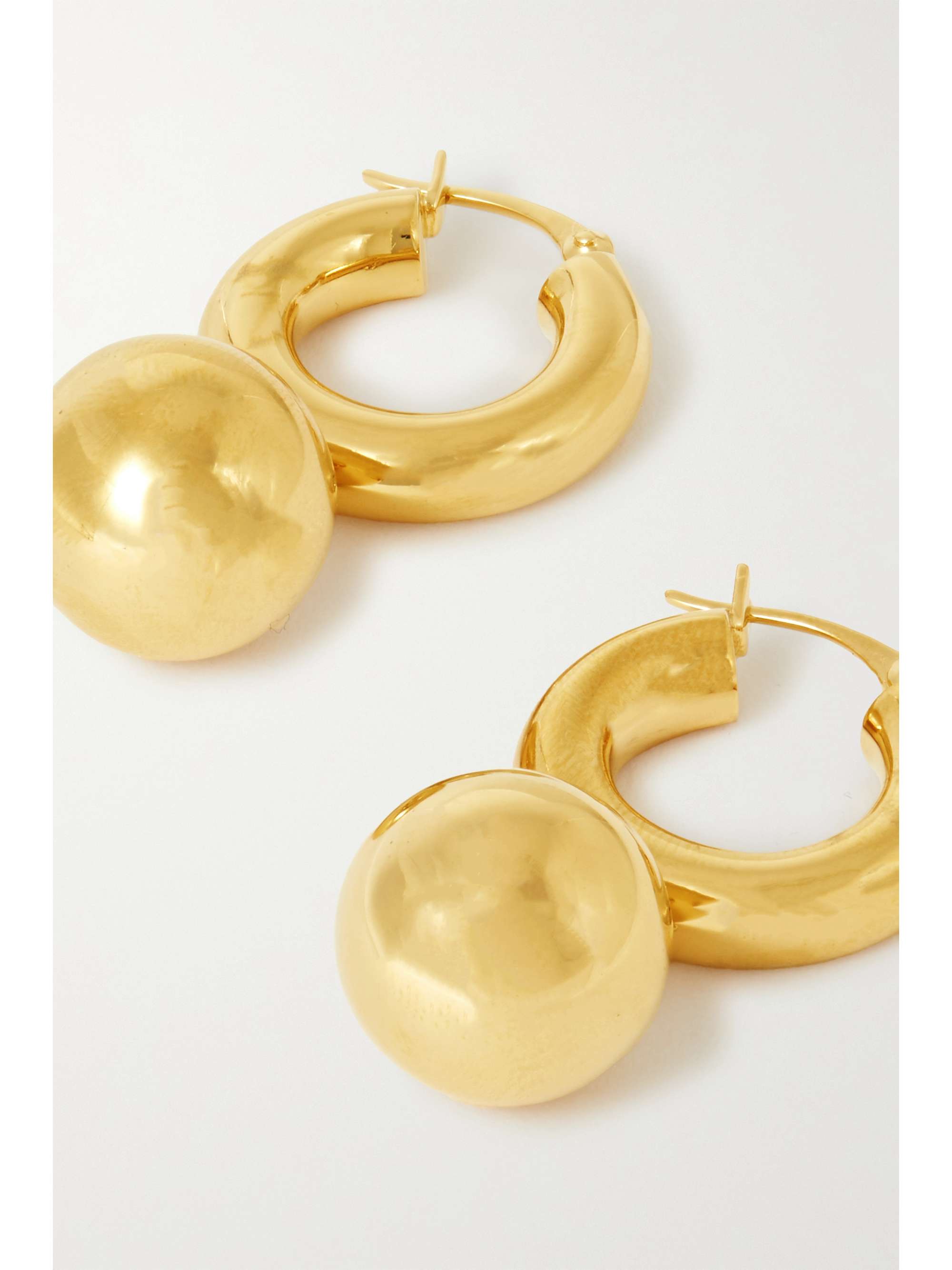 LIÉ STUDIO The Marie gold-plated hoop earrings
