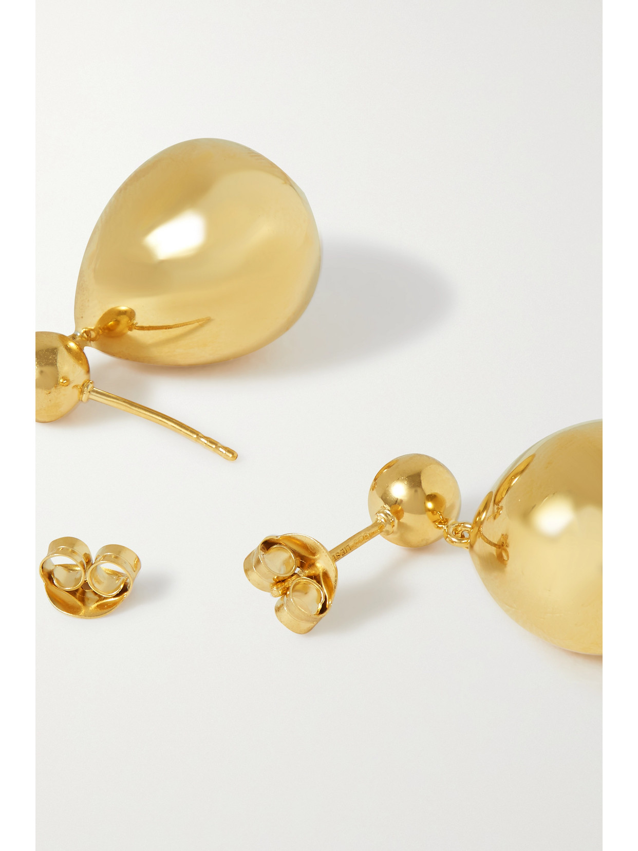 Lie Studio The Julie Gold-plated Earrings In Gold