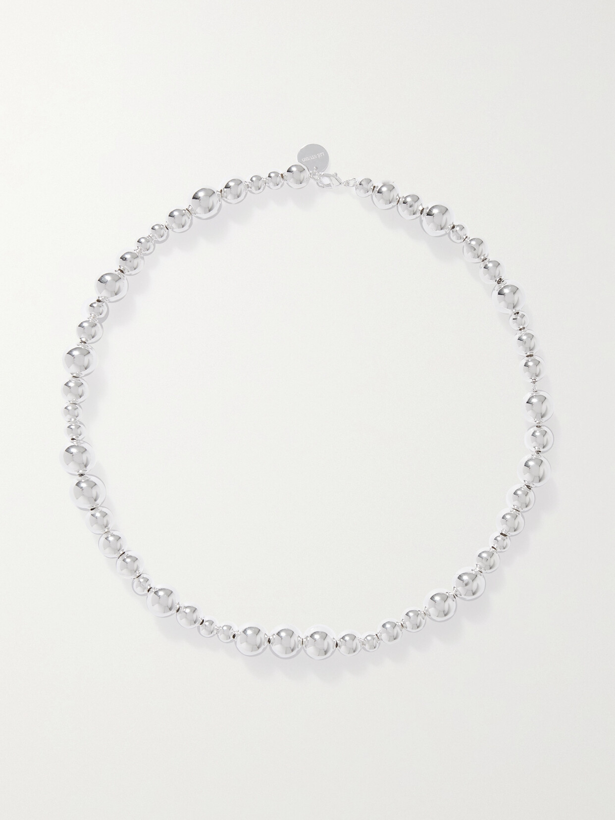 Lie Studio The Elly Silver-plated Necklace In Silver