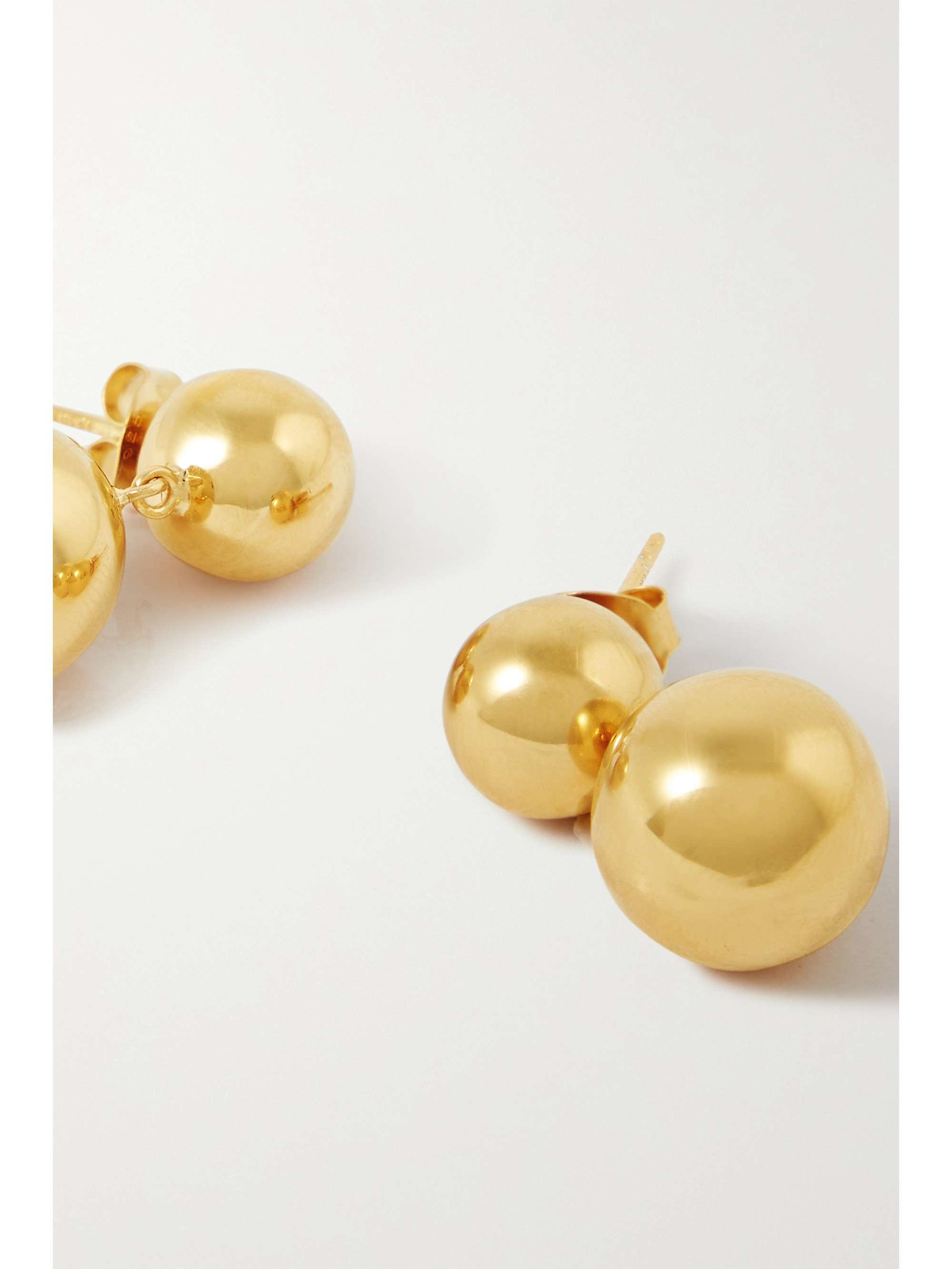 LIÉ STUDIO The Caroline gold-plated earrings