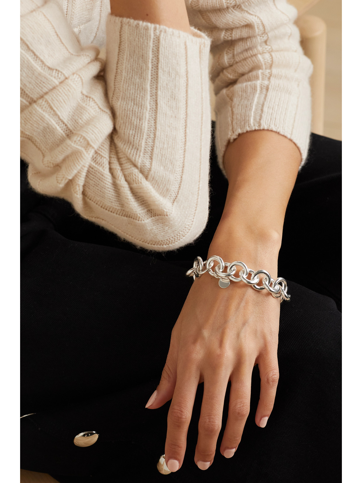 Lie Studio The Marianne Silver-plated Bracelet In Silver