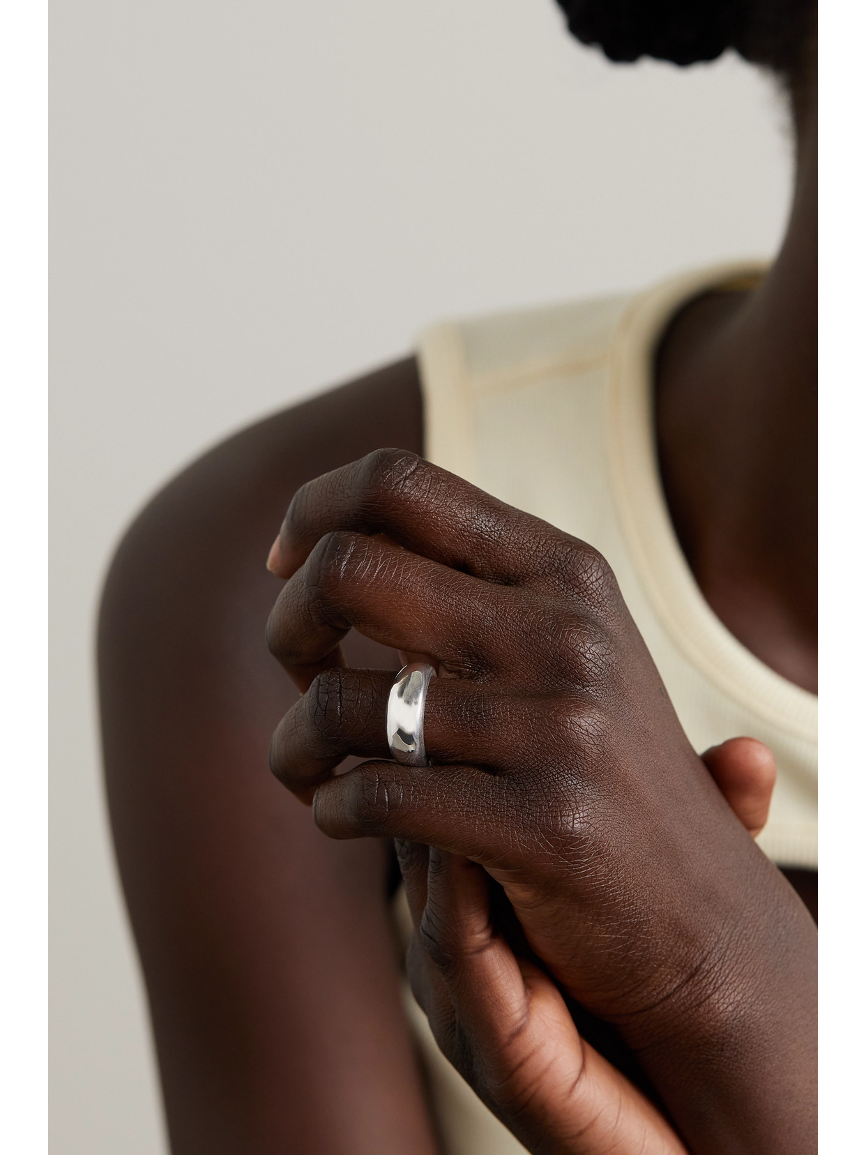Lie Studio The Anna Silver Ring In Silver
