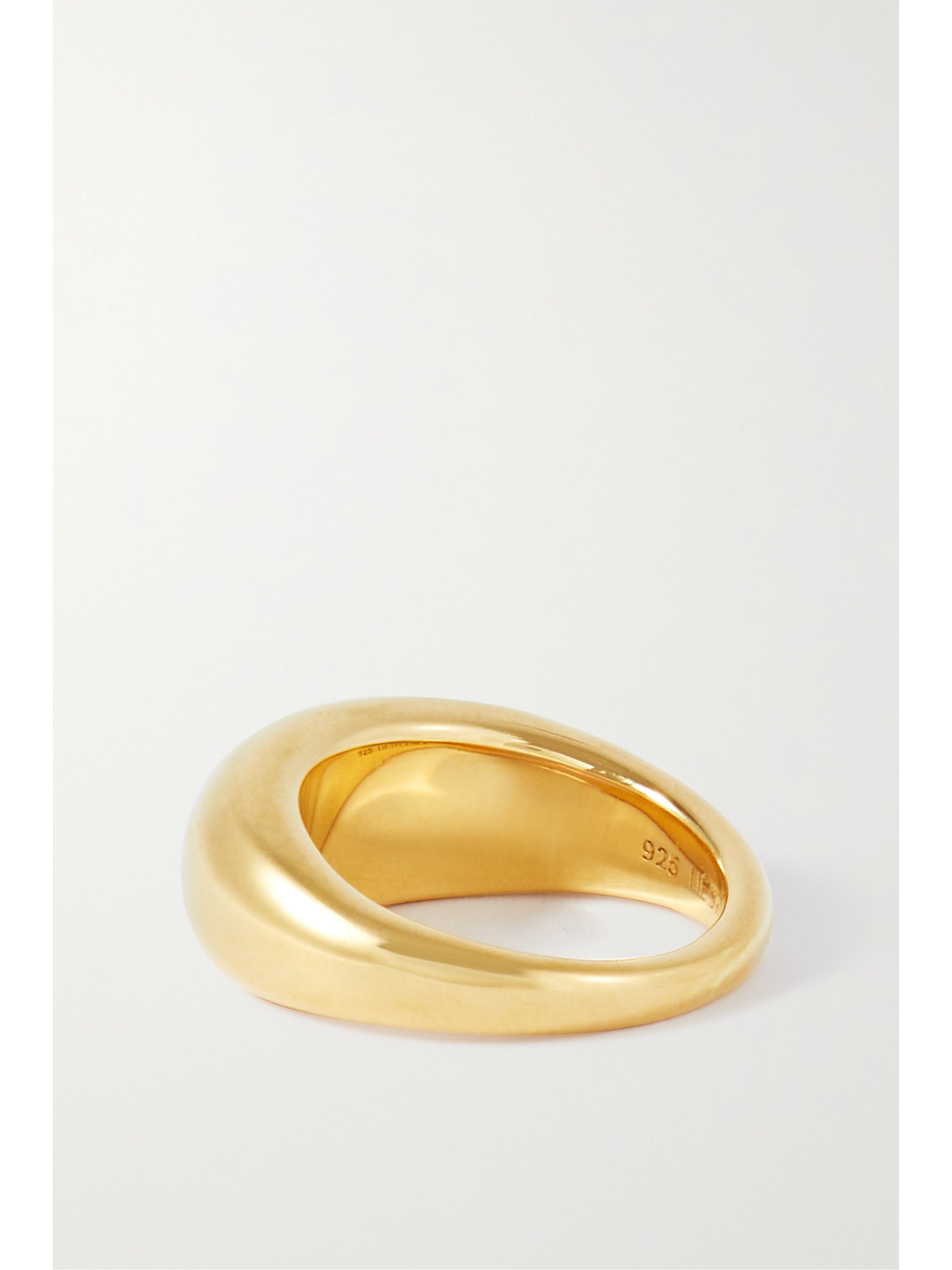 Shop Lie Studio The Anna Gold-plated Ring