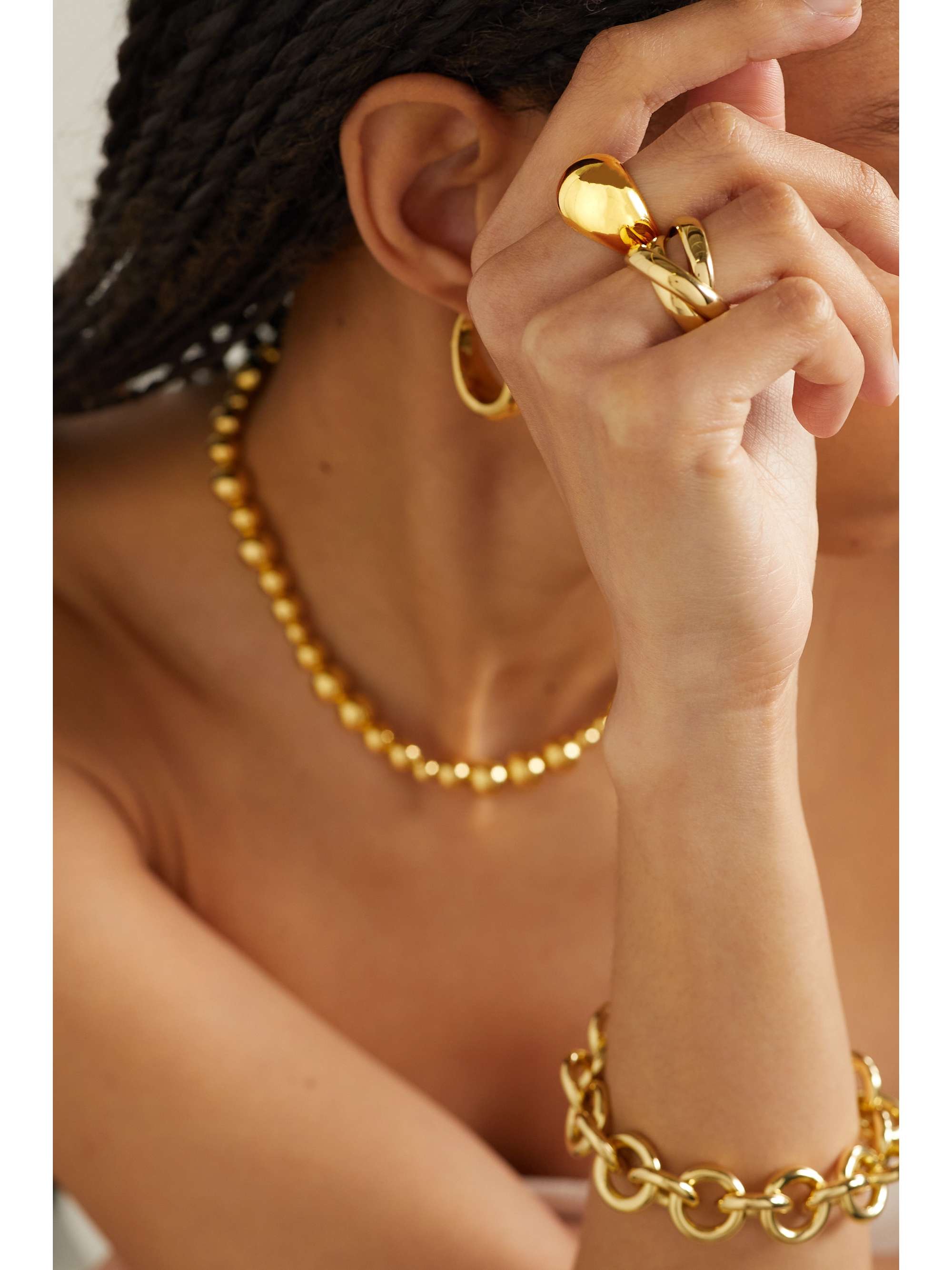 LIÉ STUDIO The Leah gold-plated ring