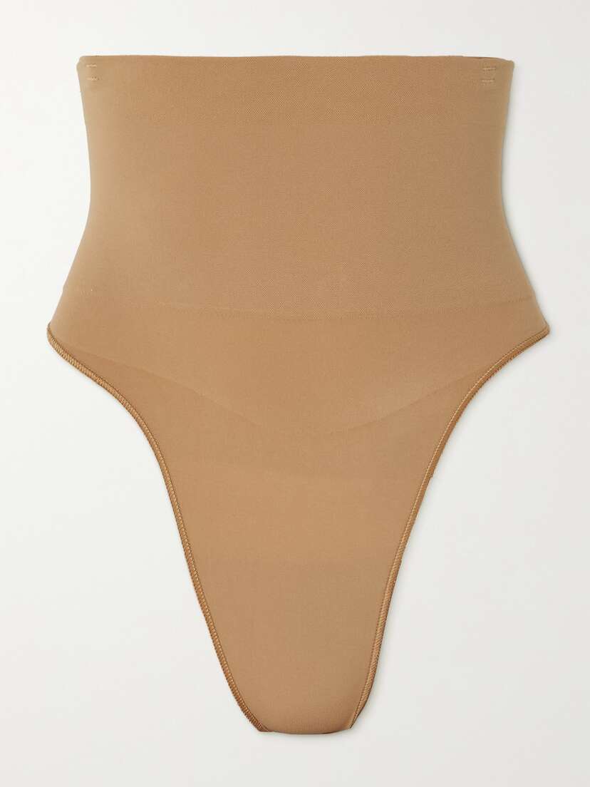 Skims Core Control Thong - Ochre