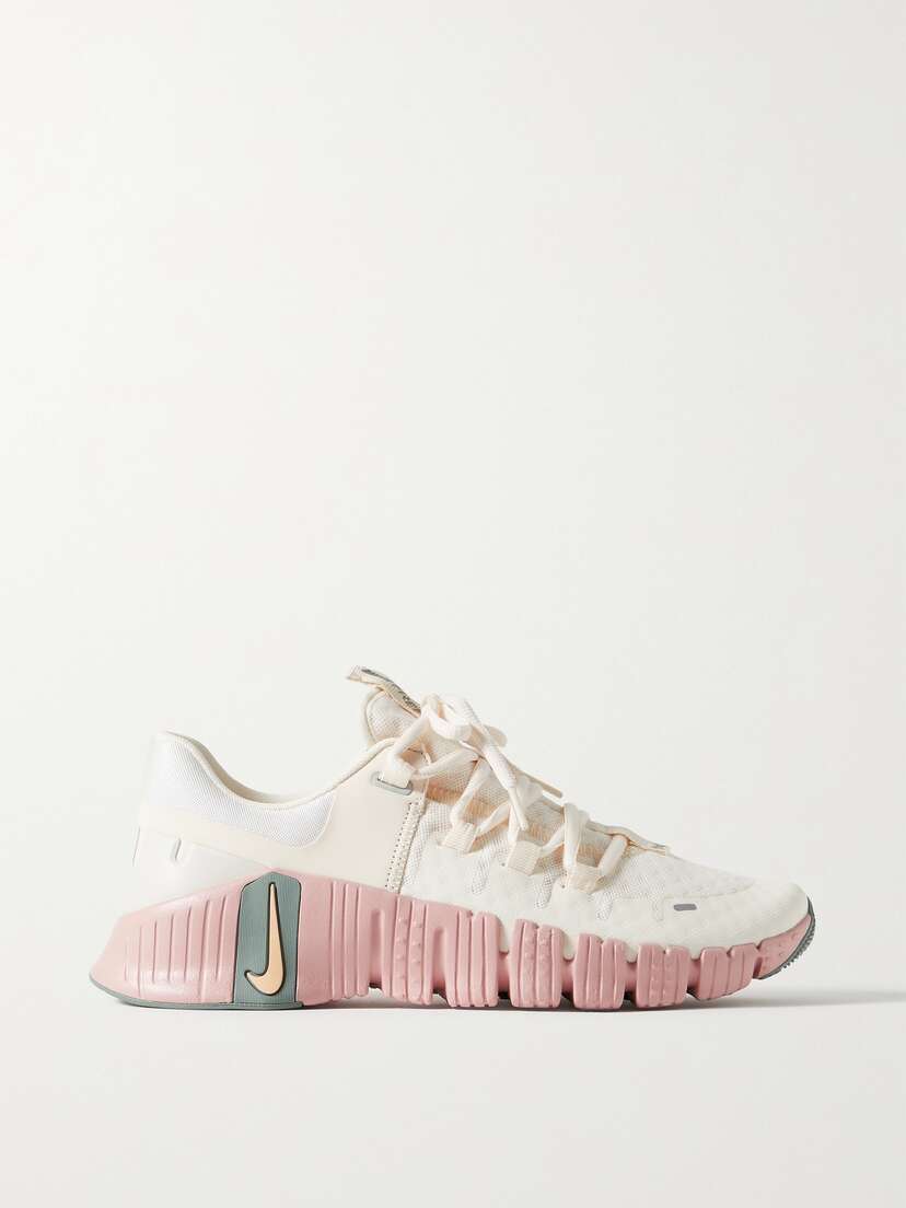 Nike Free Metcon 5 Rubber-trimmed Mesh Sneakers