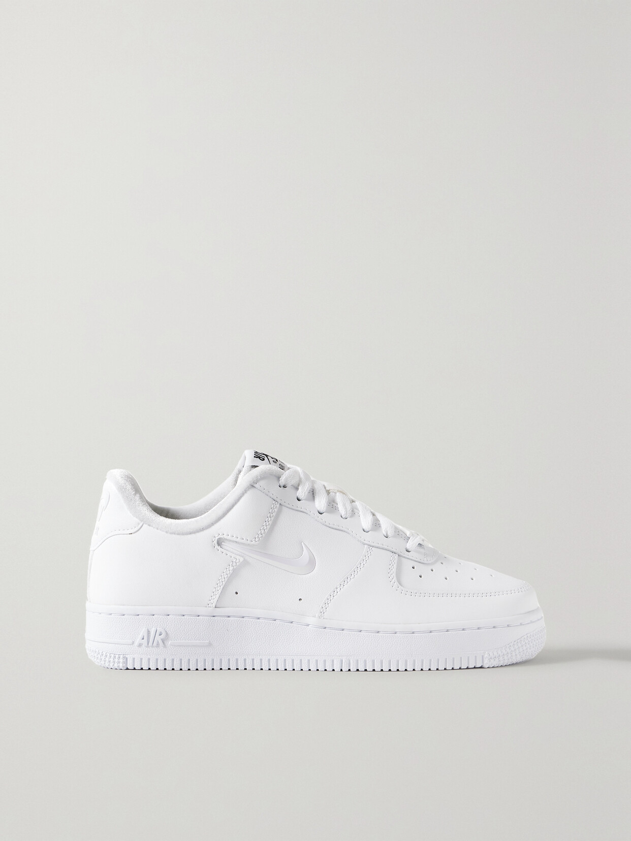 Nike Air Force 1'07 Embellished Leather Sneakers - White