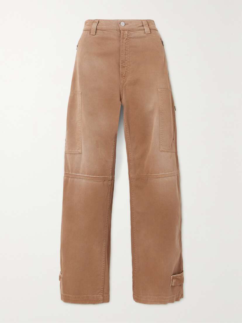 Fortela Junia High-rise Wide-leg Cargo Jeans