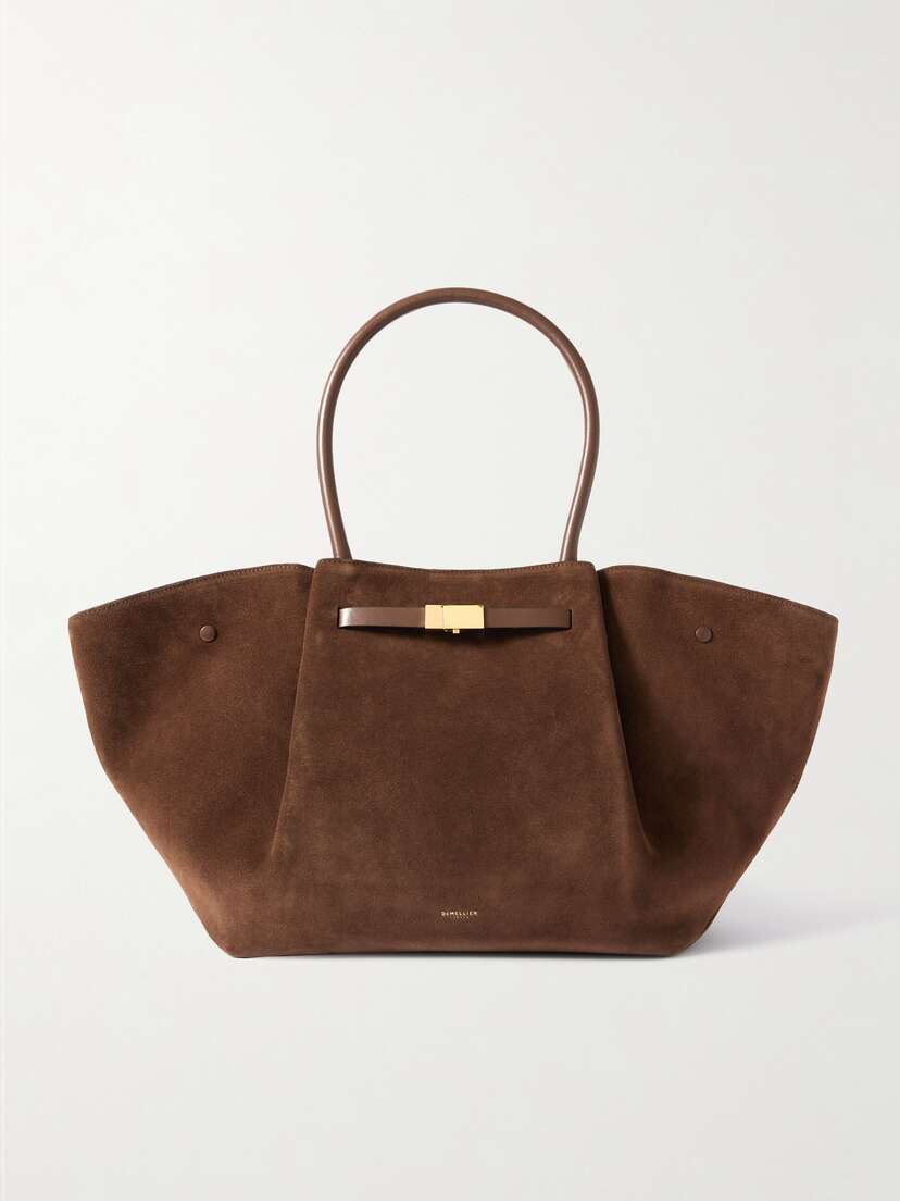 DeMellier + Net Sustain The New York Large Suede Tote