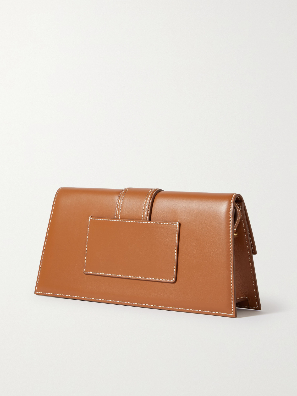 Jacquemus The Long Bambino Leather Shoulder Bag In Brown