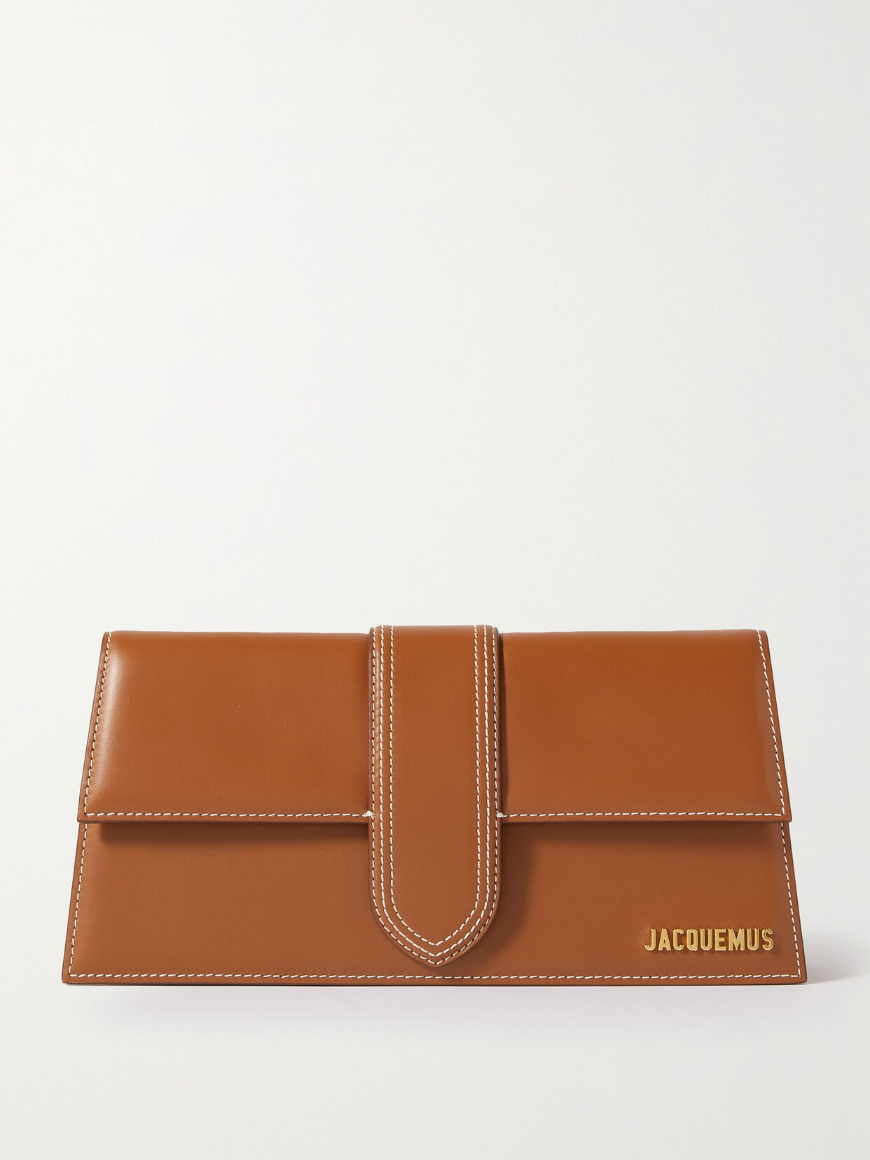 Jacquemus - Le Bambino Long Leather Shoulder Bag - Brown