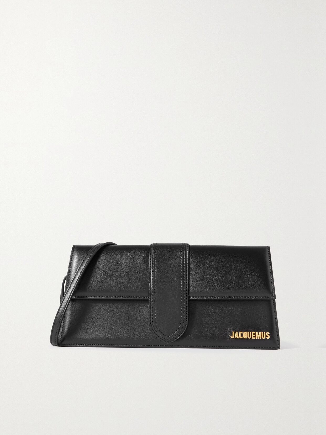 Jacquemus - Le Bambino Long Leather Shoulder Bag - Black