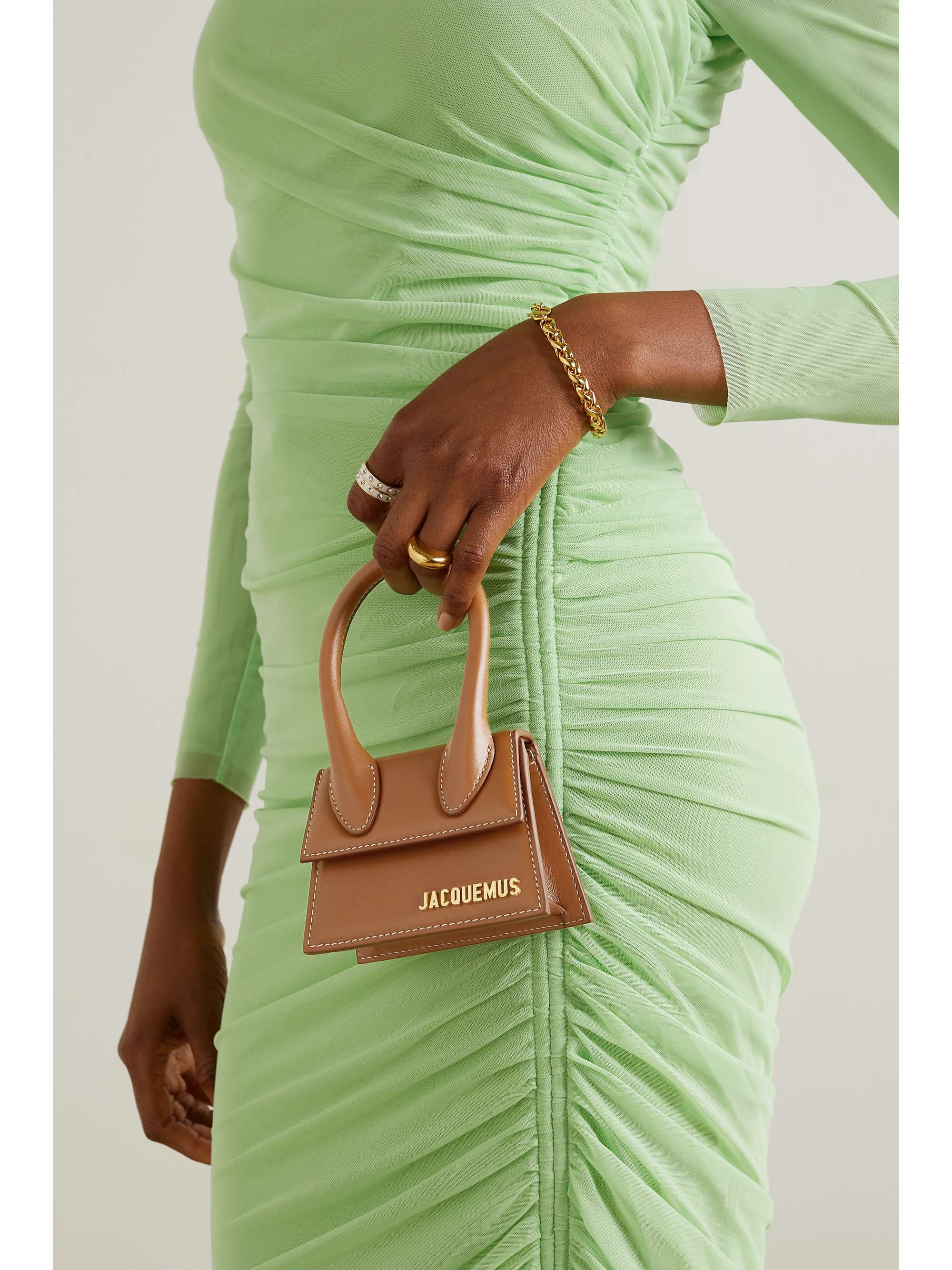 JACQUEMUS Le Chiquito mini leather tote NETAPORTER