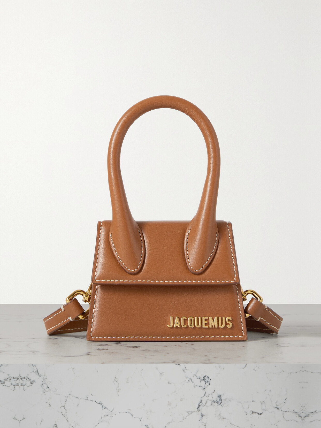 Jacquemus - Le Chiquito Mini Leather Tote - Brown