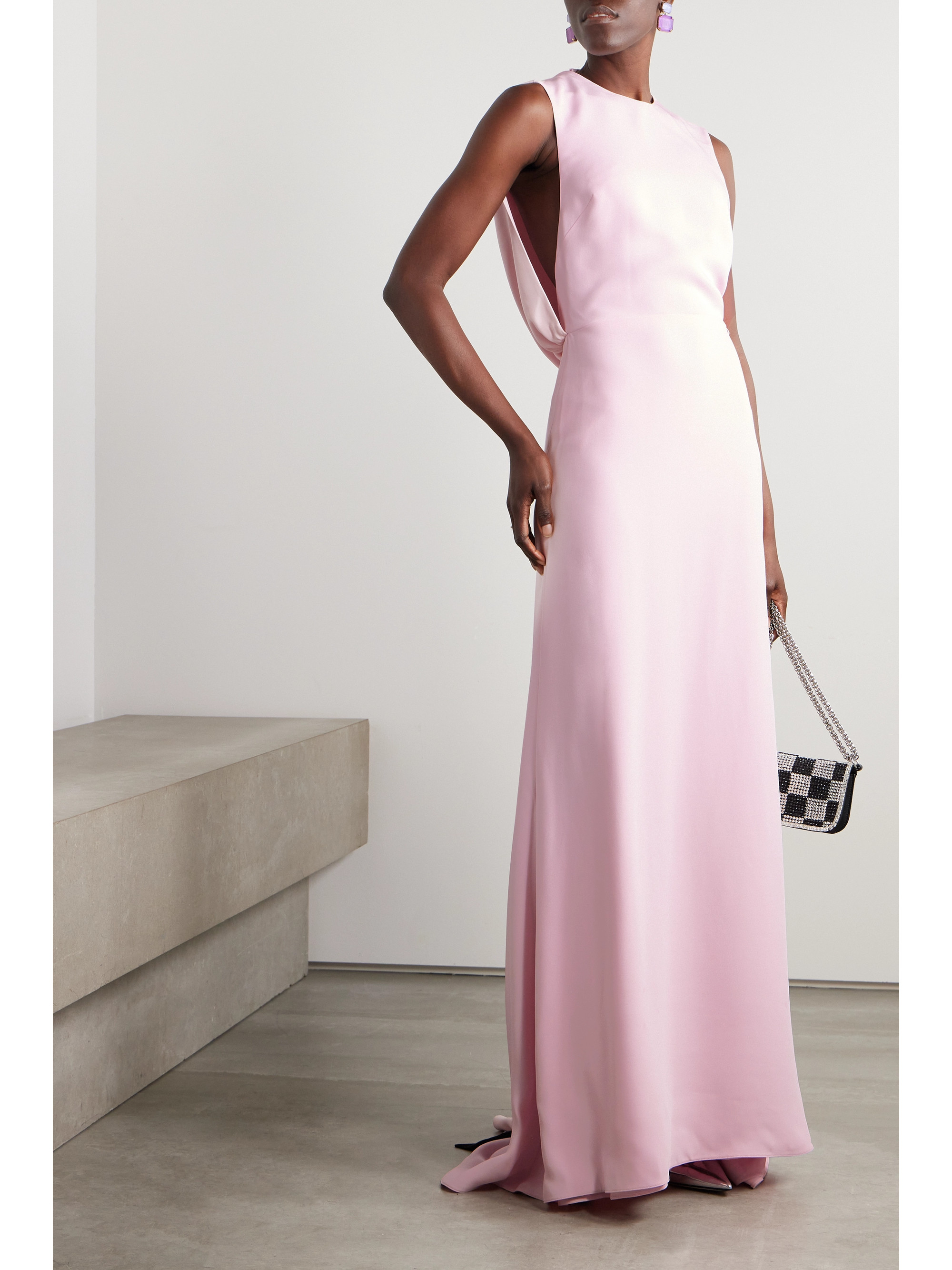 valentino silk cady dress Cady Couture crystal-embellished silk gown in green - Valentino