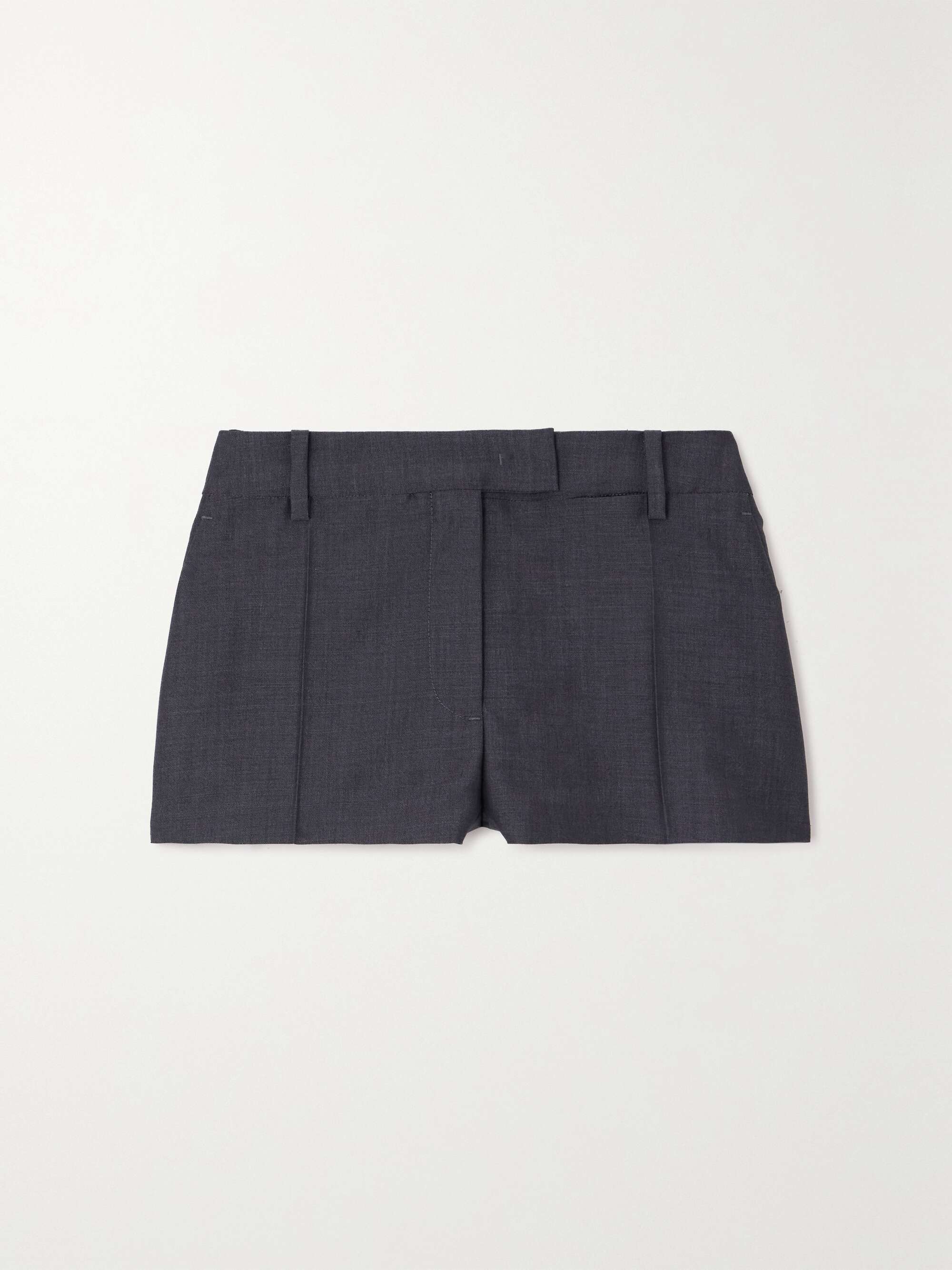 VALENTINO GARAVANI Mohair and wool-blend shorts | NET-A-PORTER