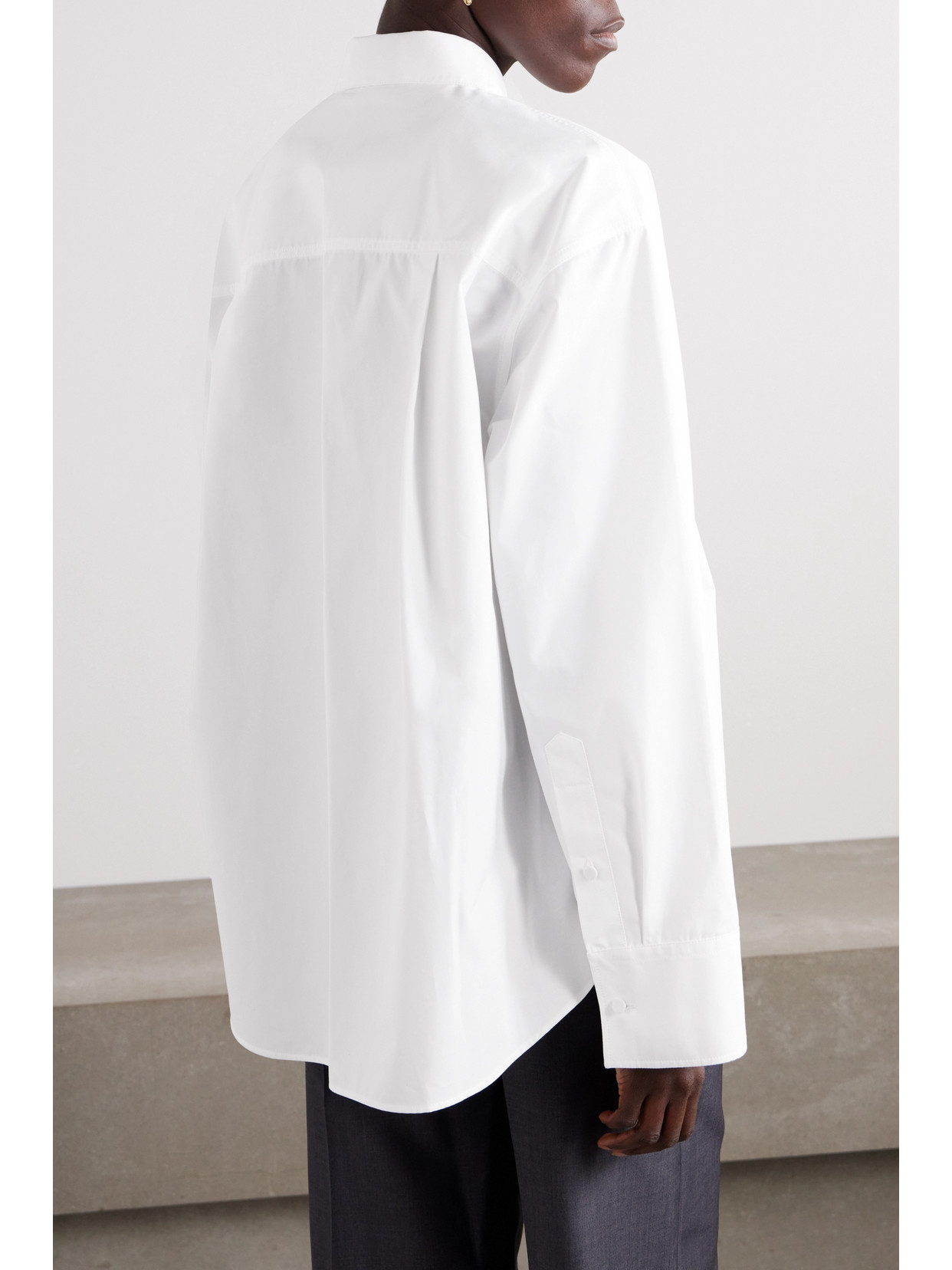 Garavani - Oversized Cotton-Poplin Shirt