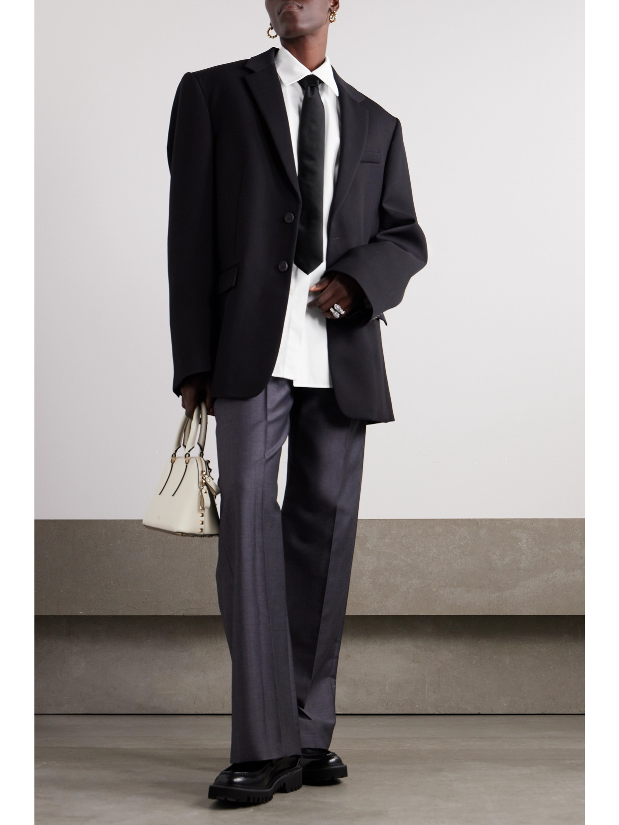 Garavani - Oversized Cotton-Poplin Shirt