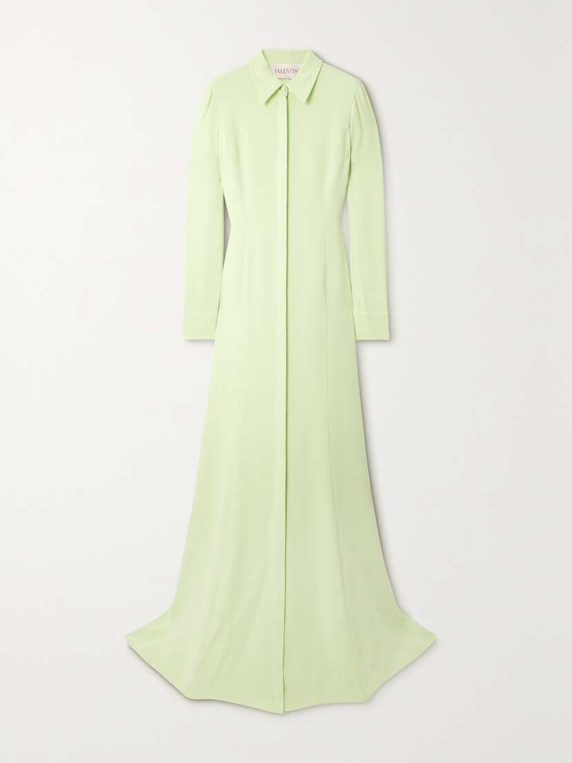 Valentino Garavani Silk-crepe Shirt Gown