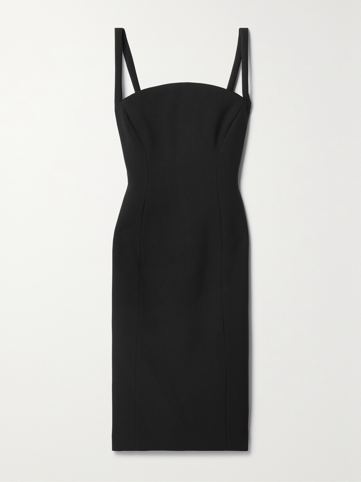 Versace - Enver Crepe Midi Dress - Black