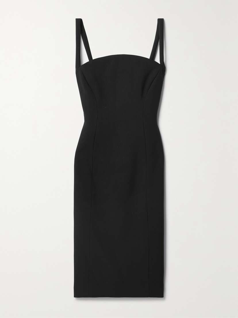 Versace Enver Crepe Midi Dress