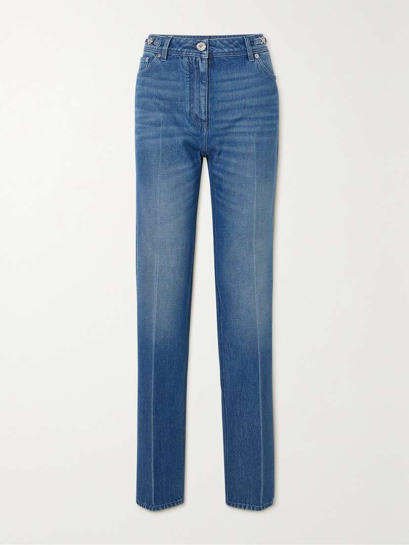 Versace High-rise Straight-leg Jeans