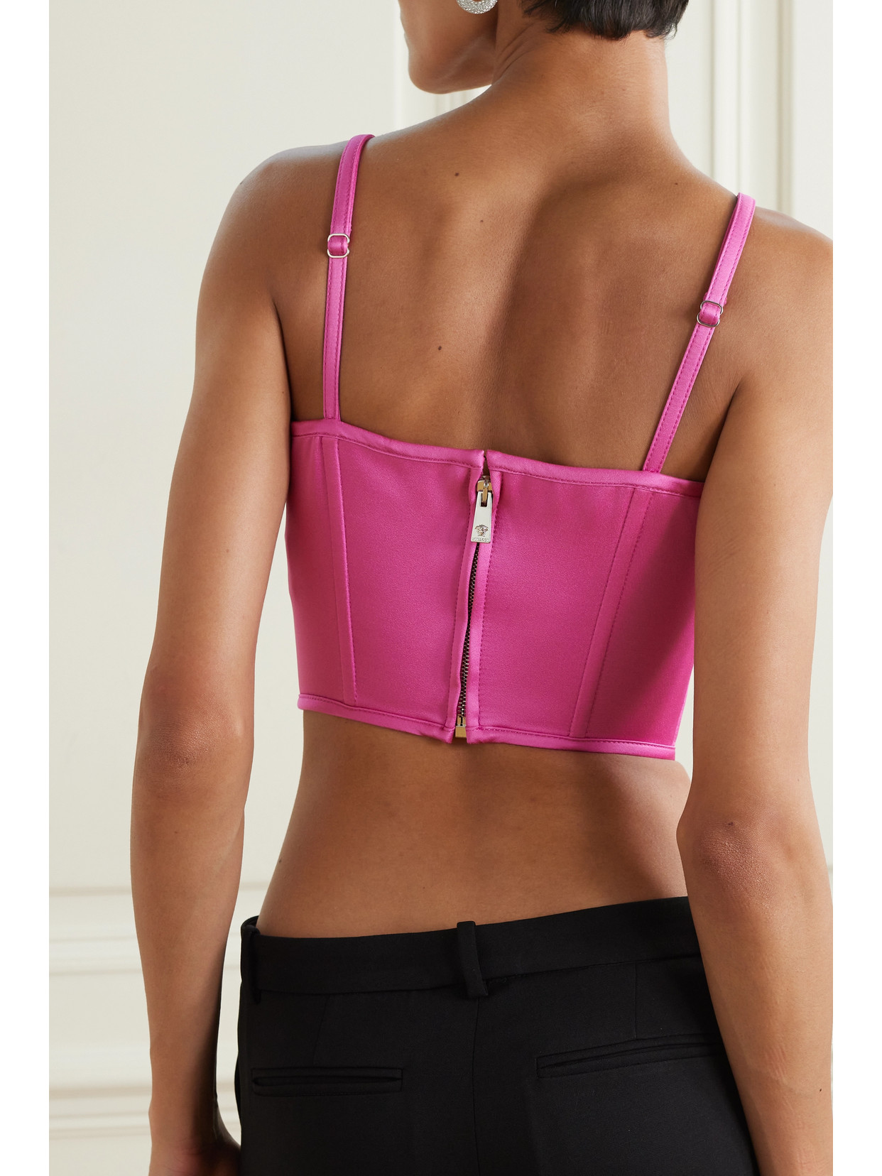 Satin Bustier Top