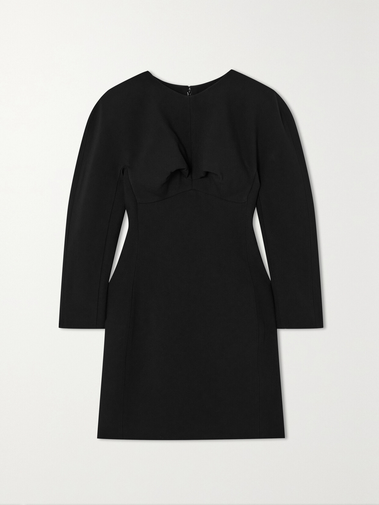 Versace Satin-crepe Mini Dress - Black