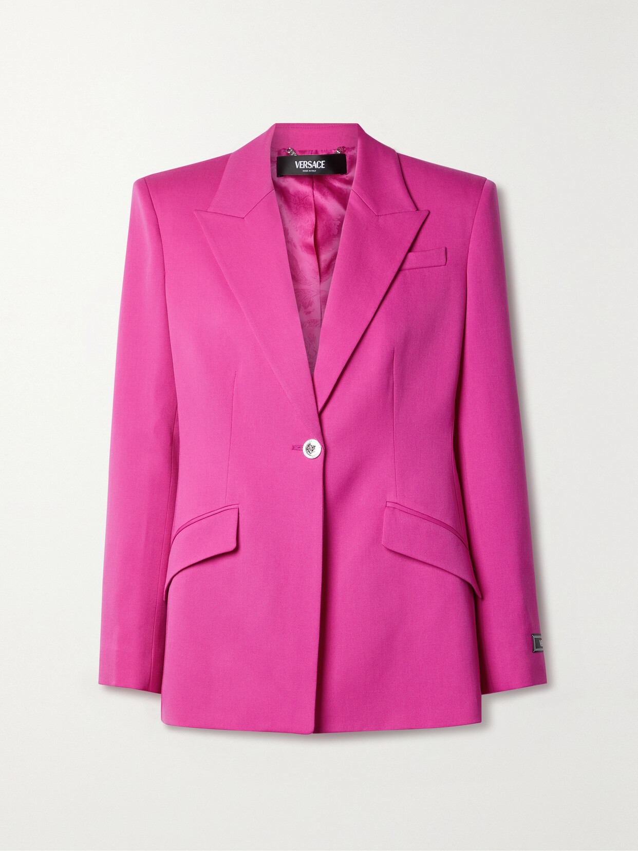 Versace - Wool-twill Blazer - Pink