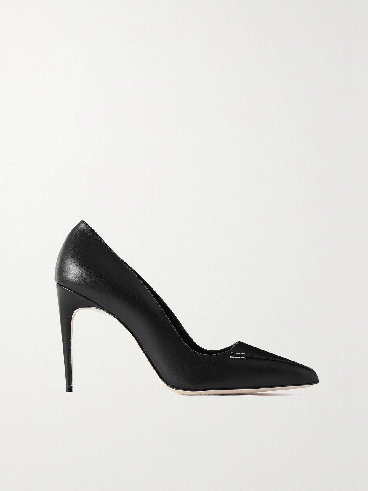 Manolo Blahnik Homera 105 Leather Pumps - Black