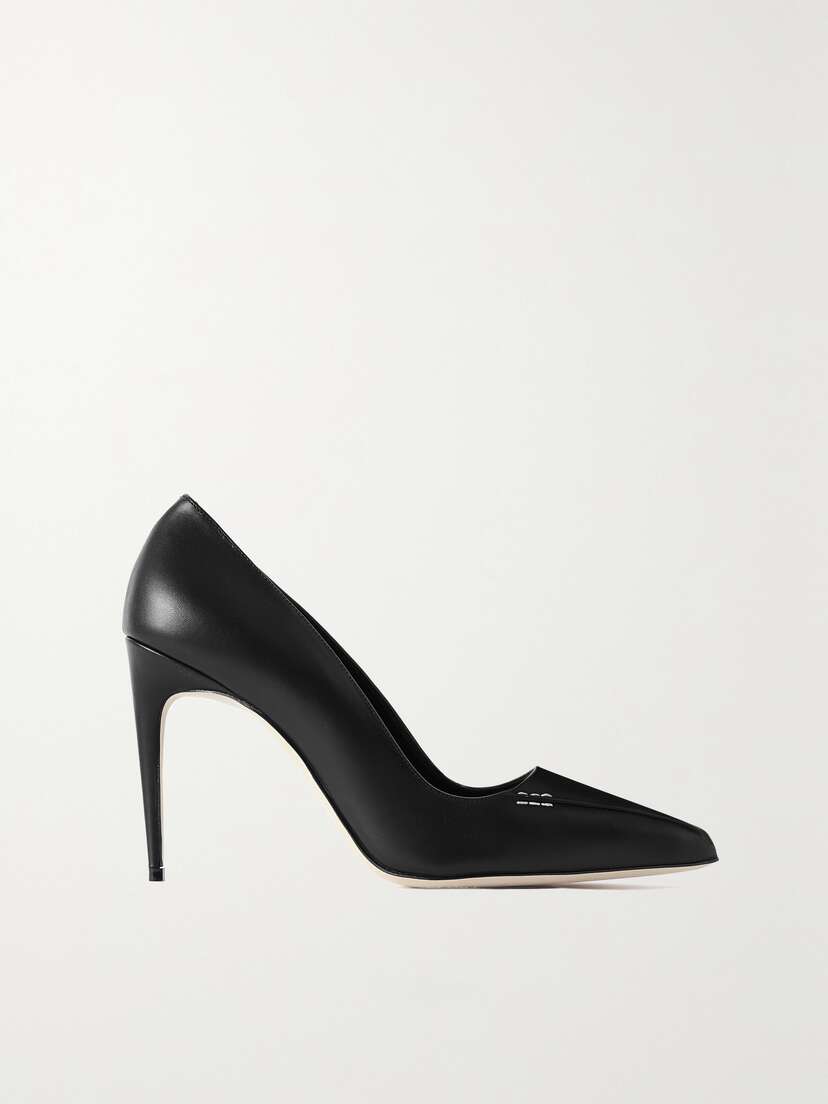 Manolo Blahnik Homera 105 Leather Pumps