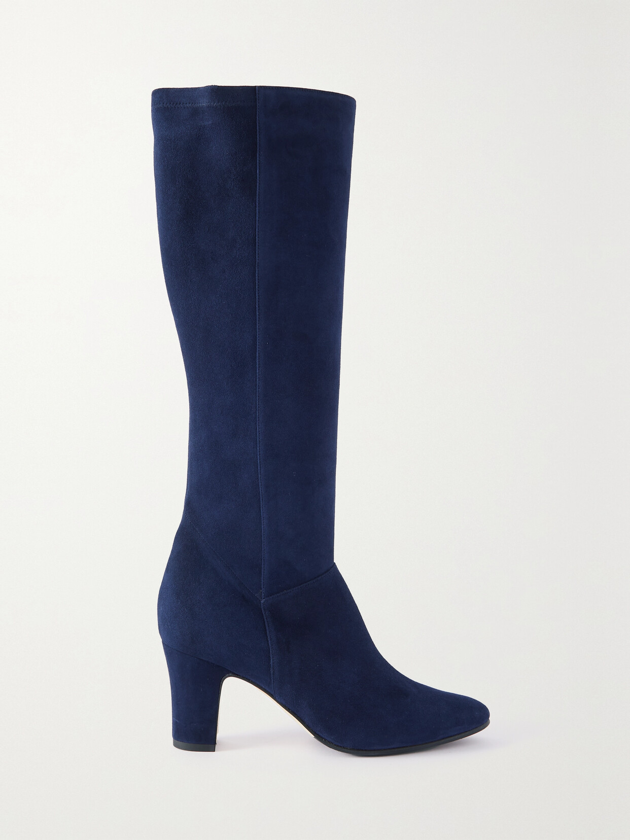 Manolo Blahnik 70mm Pitana Boot In Navy4116