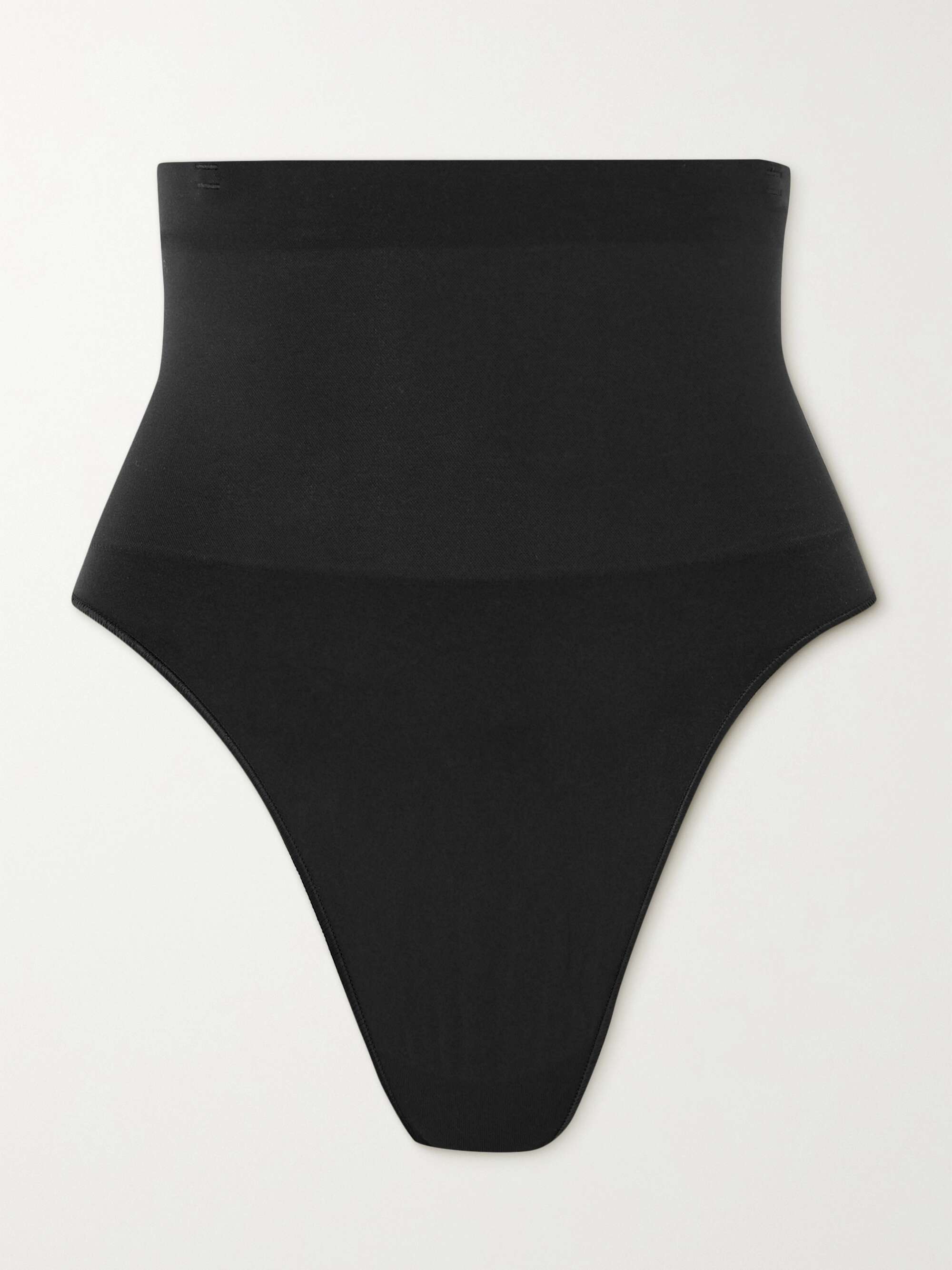 Core Control High Waist Thong - Onyx