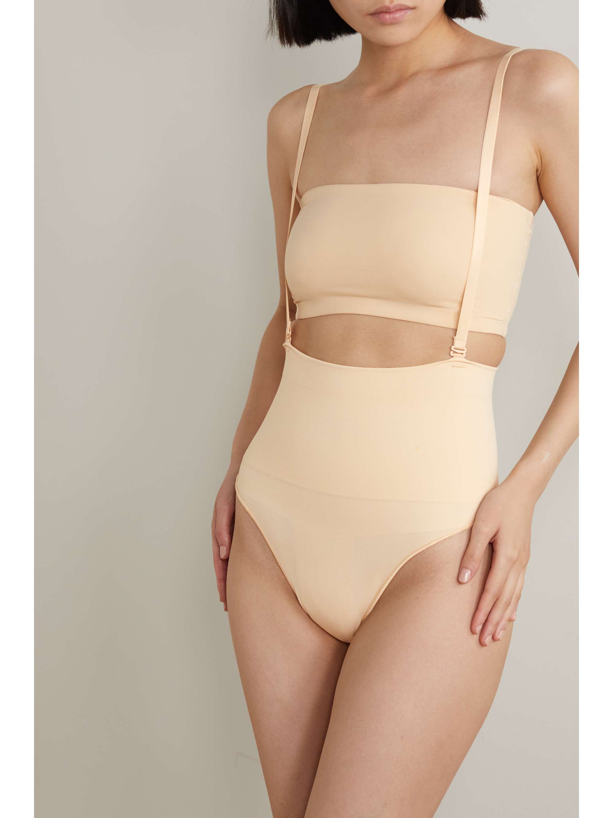 Fits Everybody High Waisted thong - Ochre