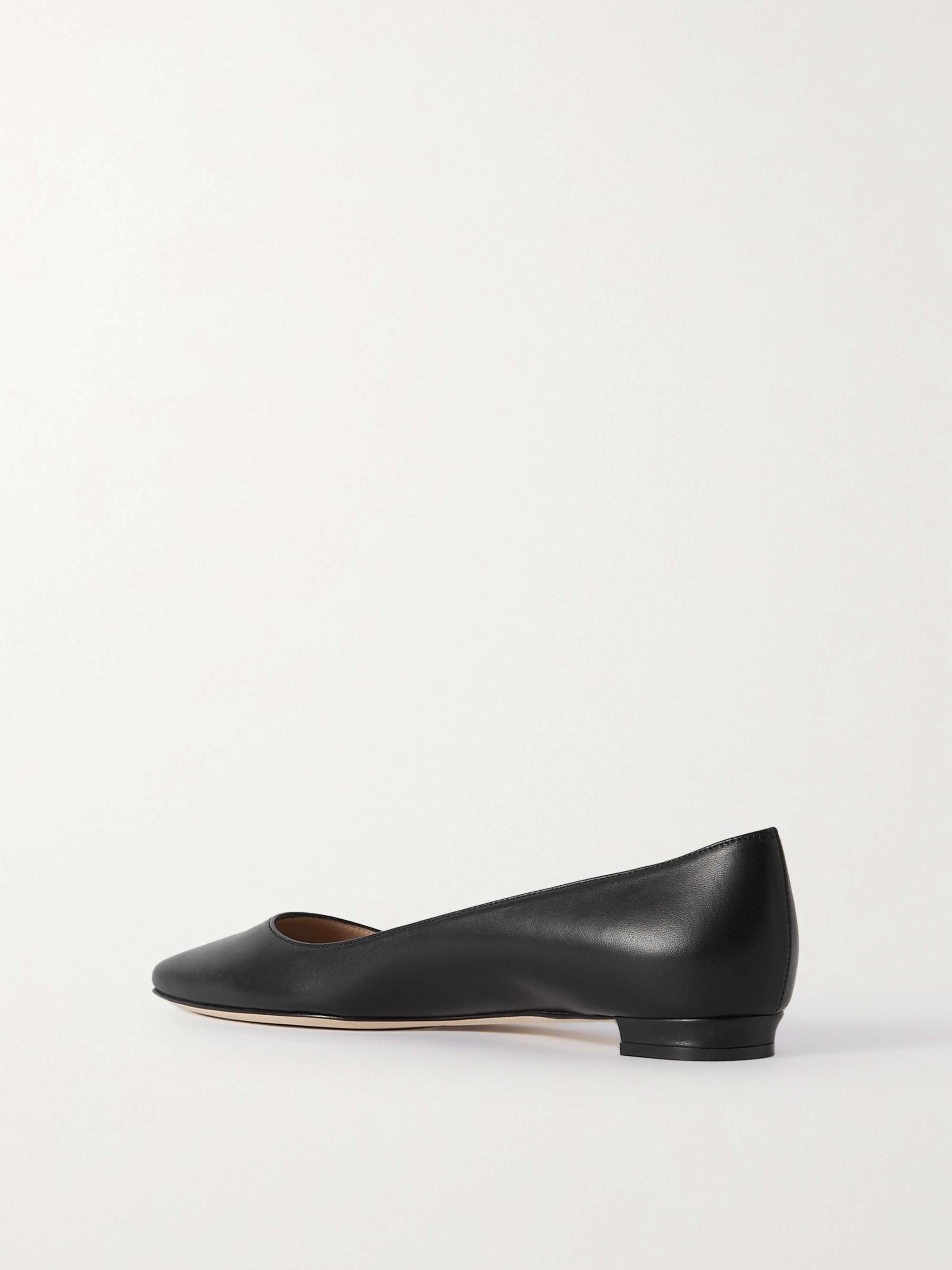 MANOLO BLAHNIK Ballerine a punta in pelle BB 10