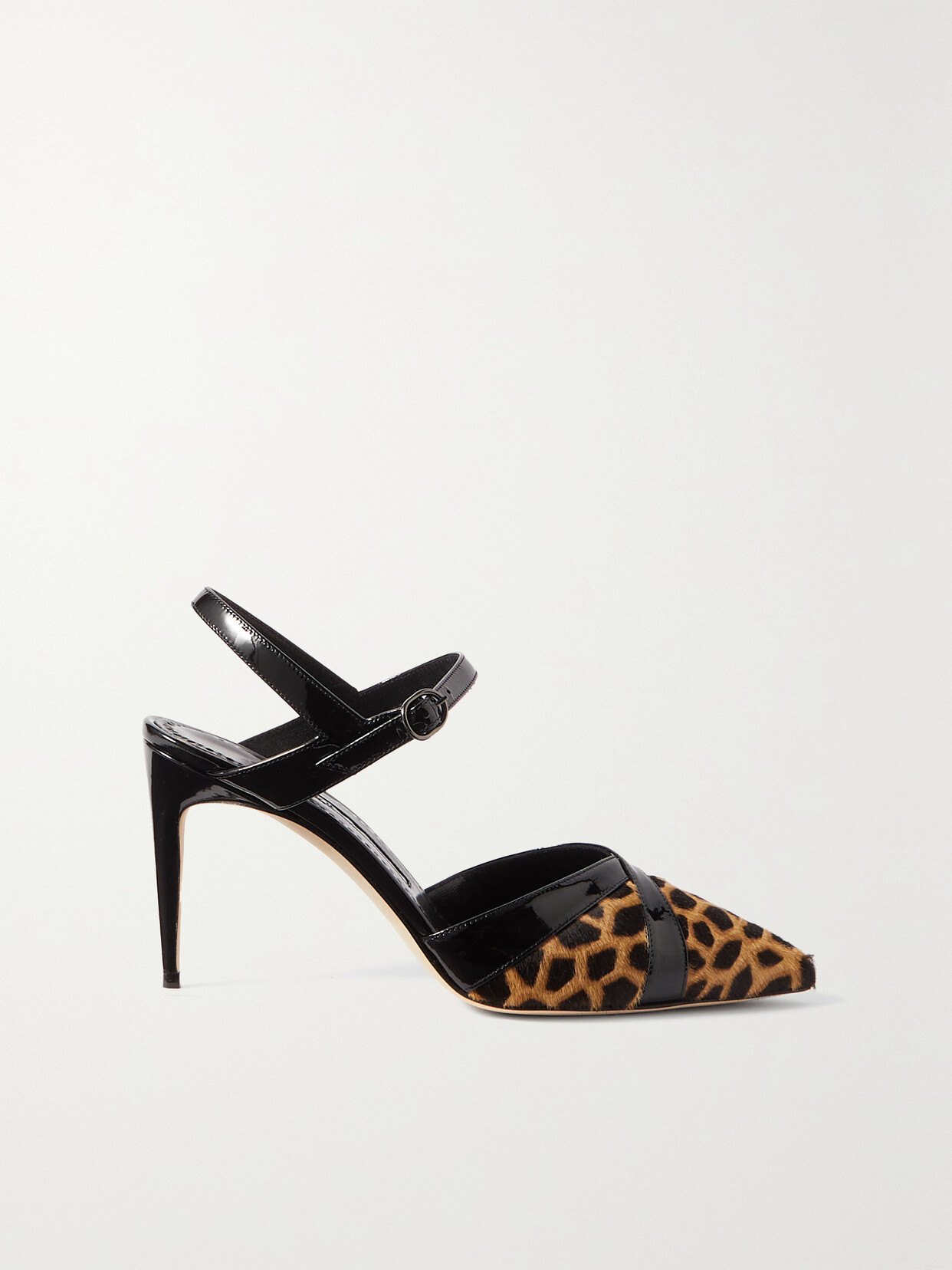 Manolo Blahnik Aristida Suede Leather Pumps In Ypri905jblck0015