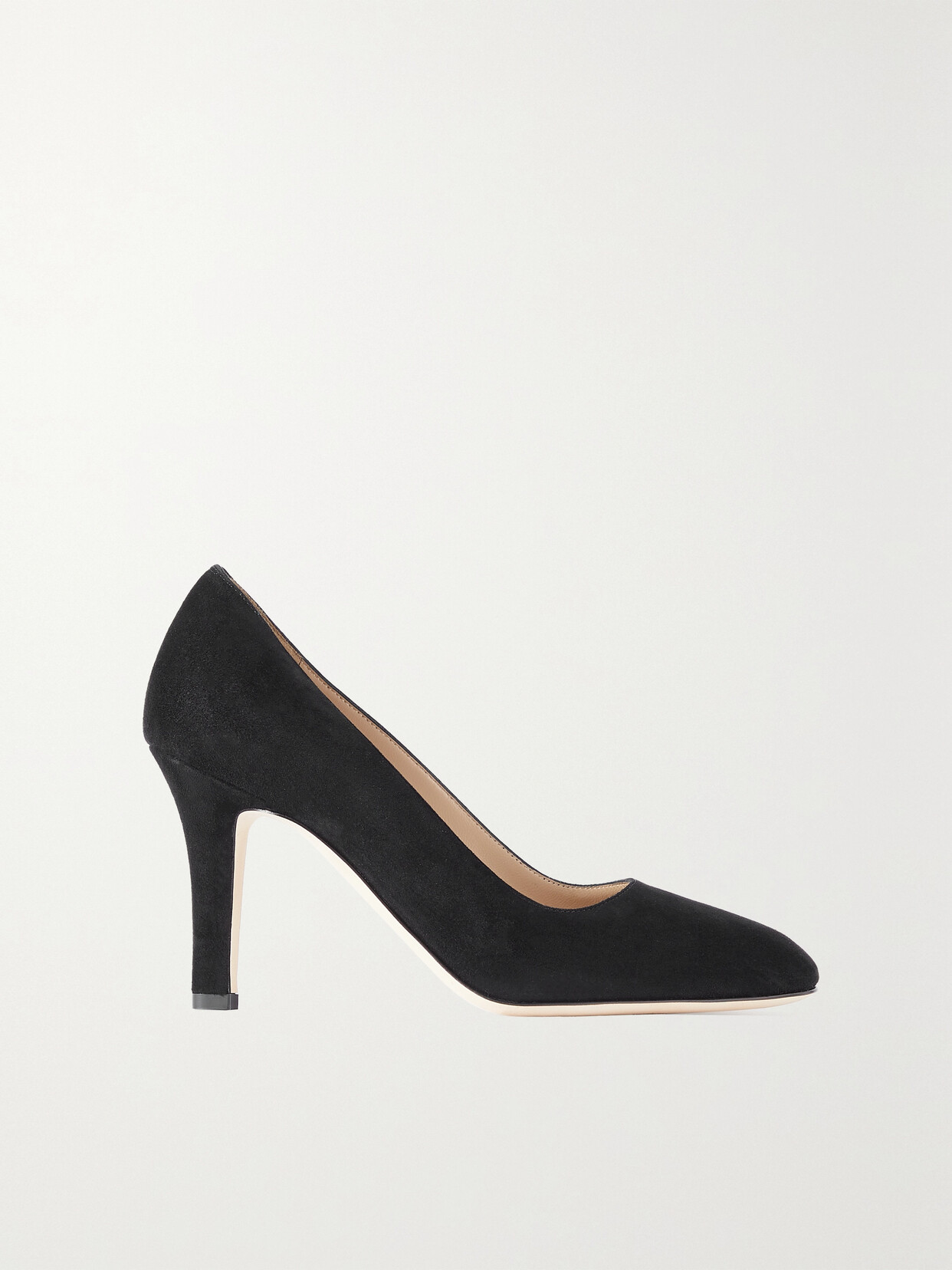 Manolo Blahnik Verin 90 Suede Pumps