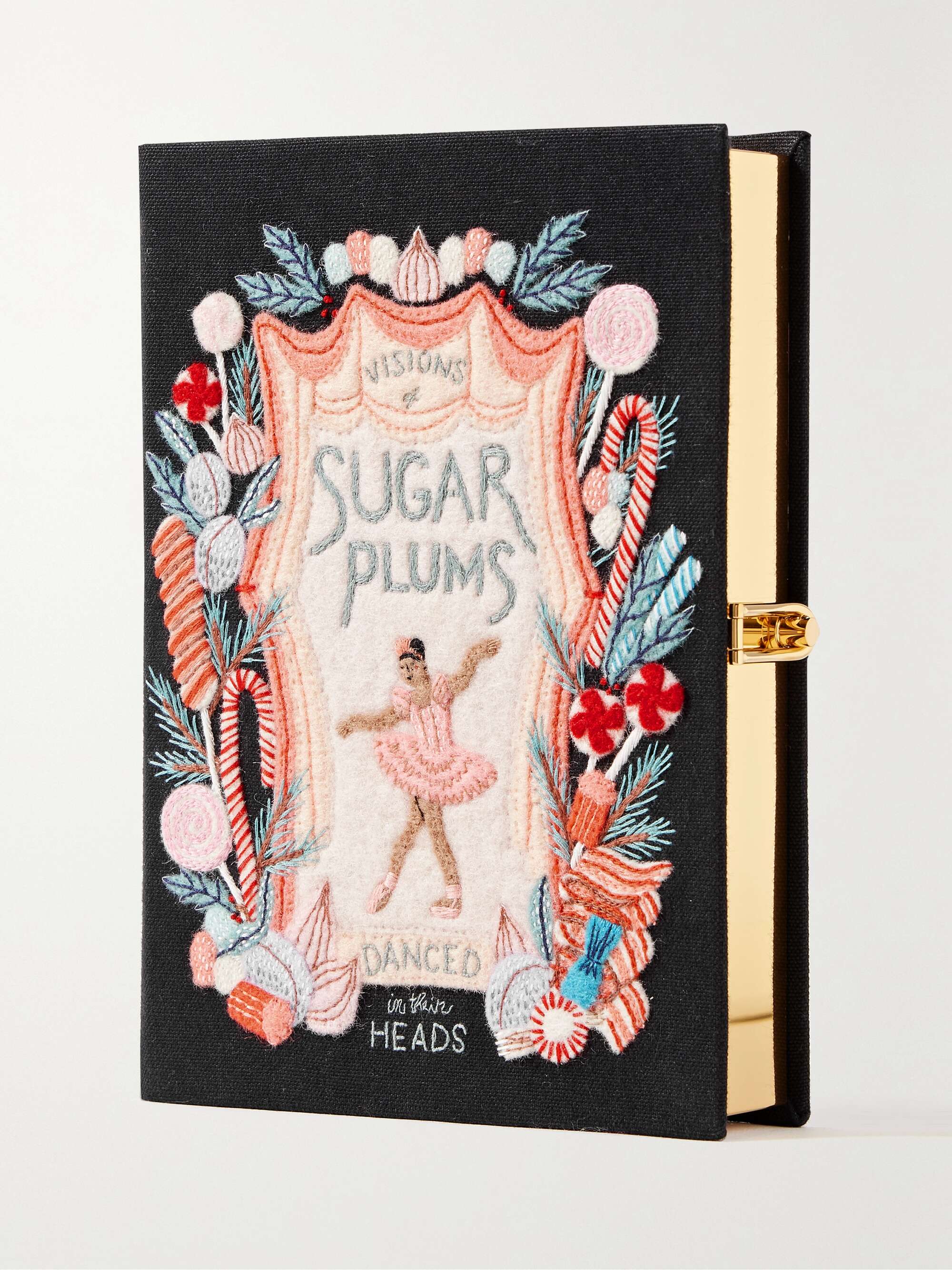 OLYMPIA LE-TAN Sugar Plum The Nutcracker embroidered appliquéd canvas ...