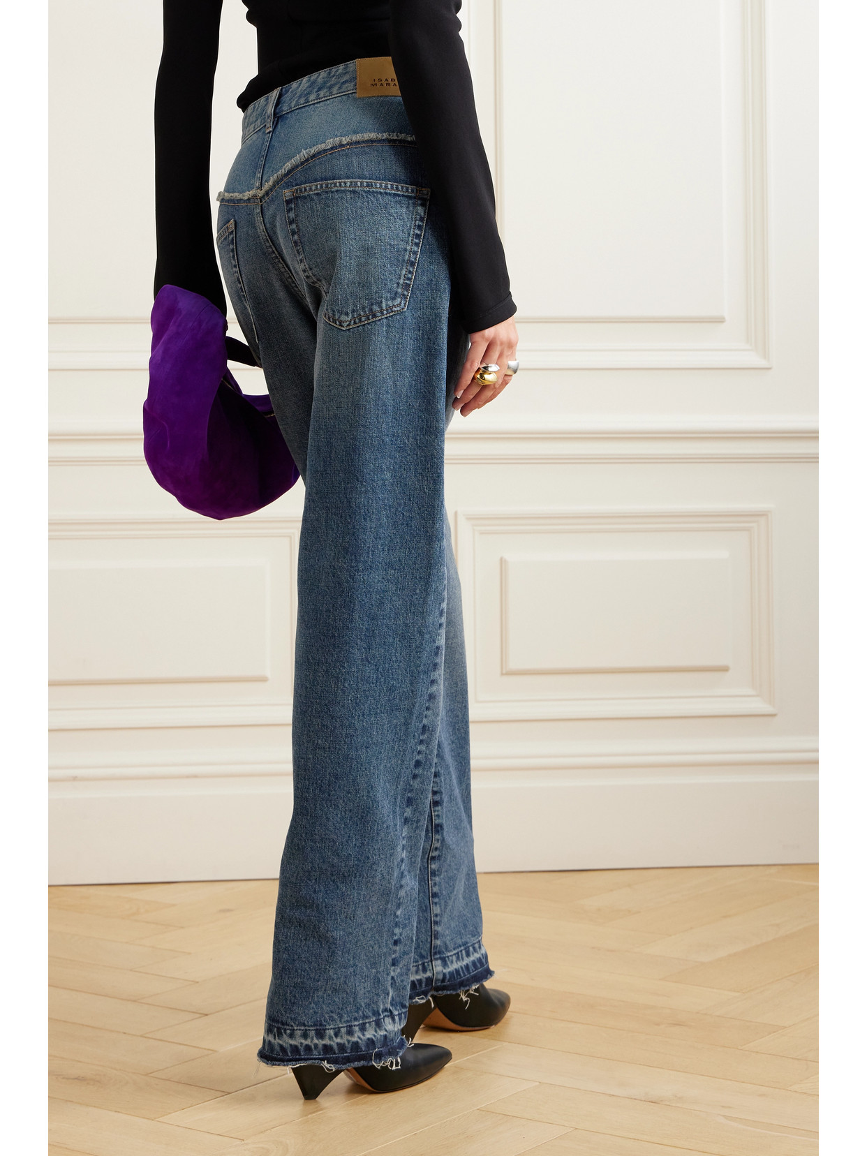Isabel Marant Noemie Jeans In Blue