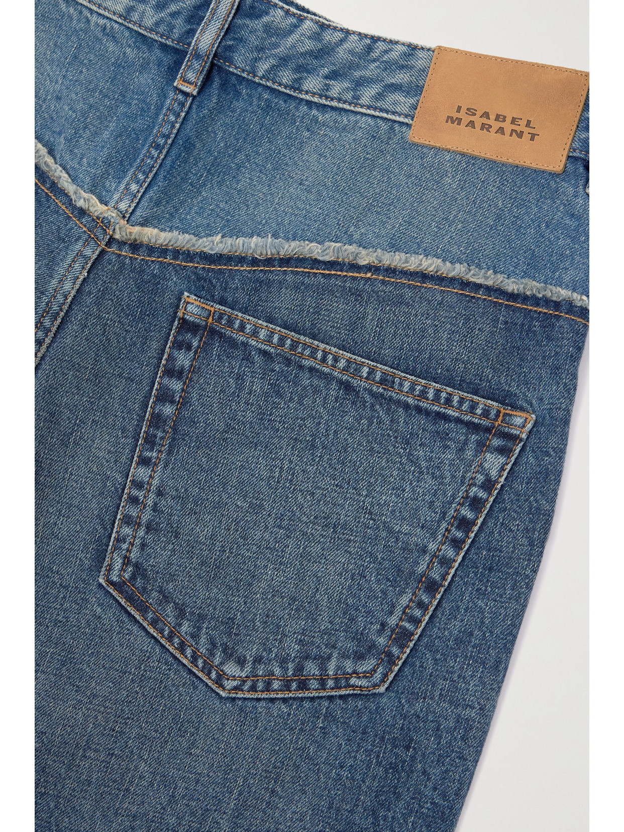 Isabel Marant Noemie Jeans In Blue
