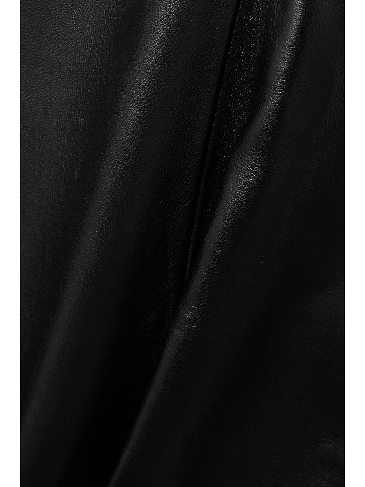 Isabel Marant Jill Leather Midi Skirt In Black